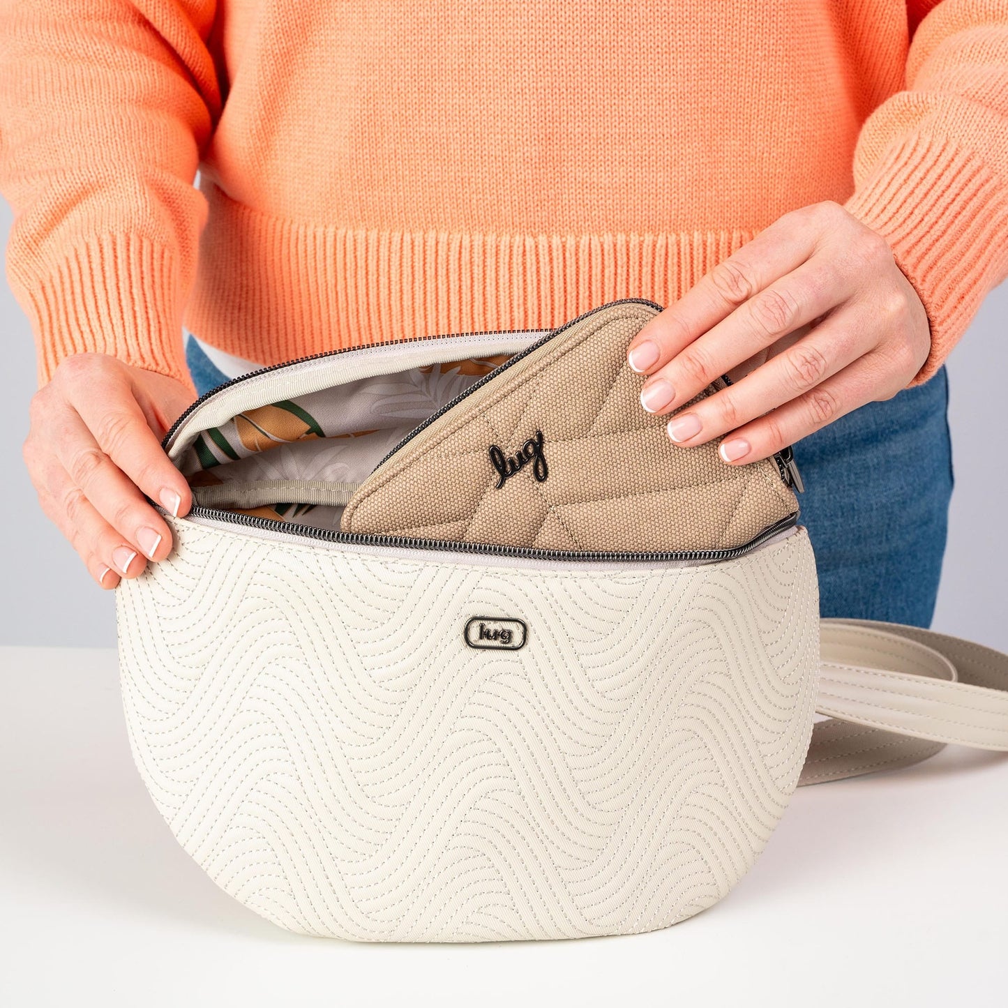 Tumble Satin Luxe VL Belt Bag