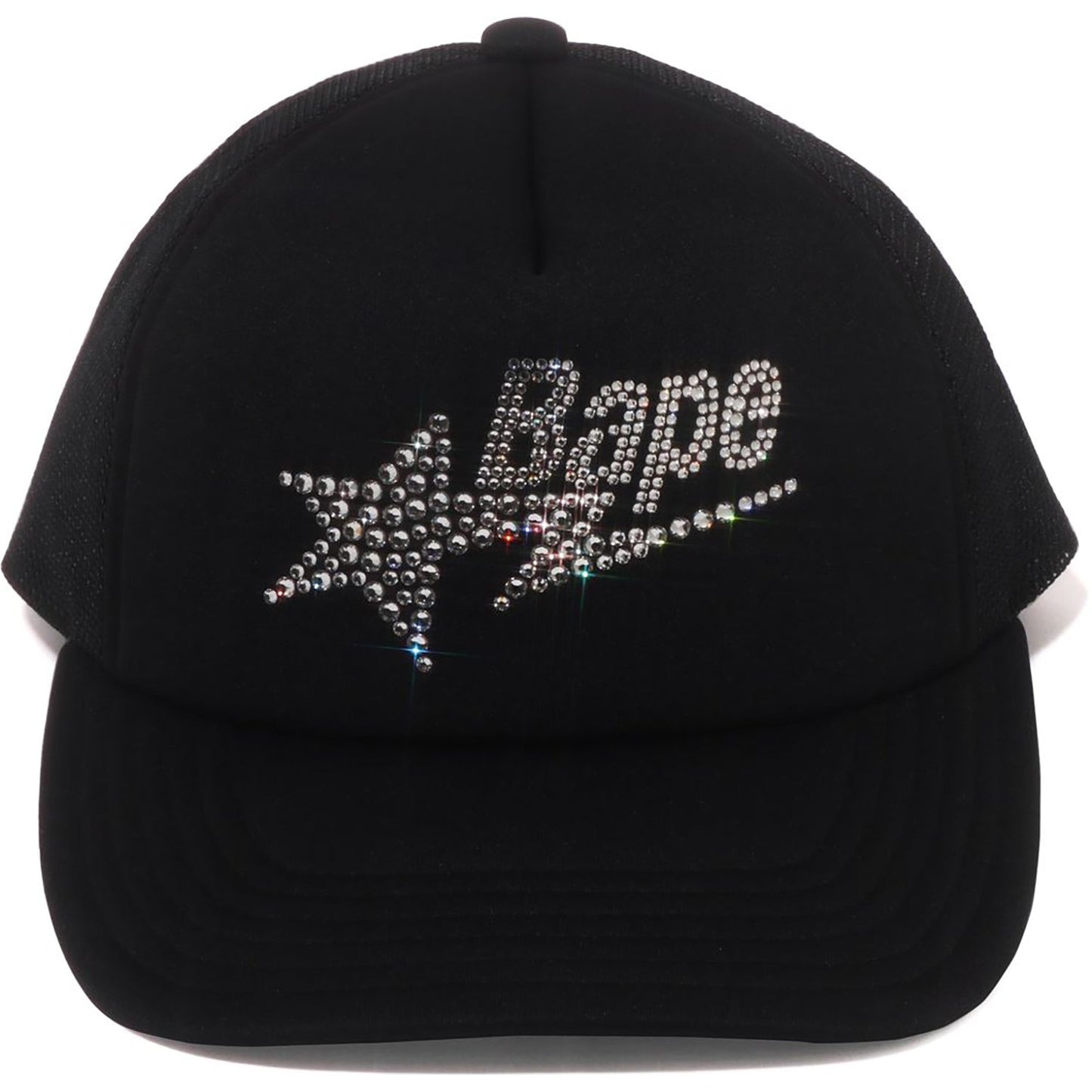 CRYSTAL STONE BAPE STA LOGO MESH CAP LADIES