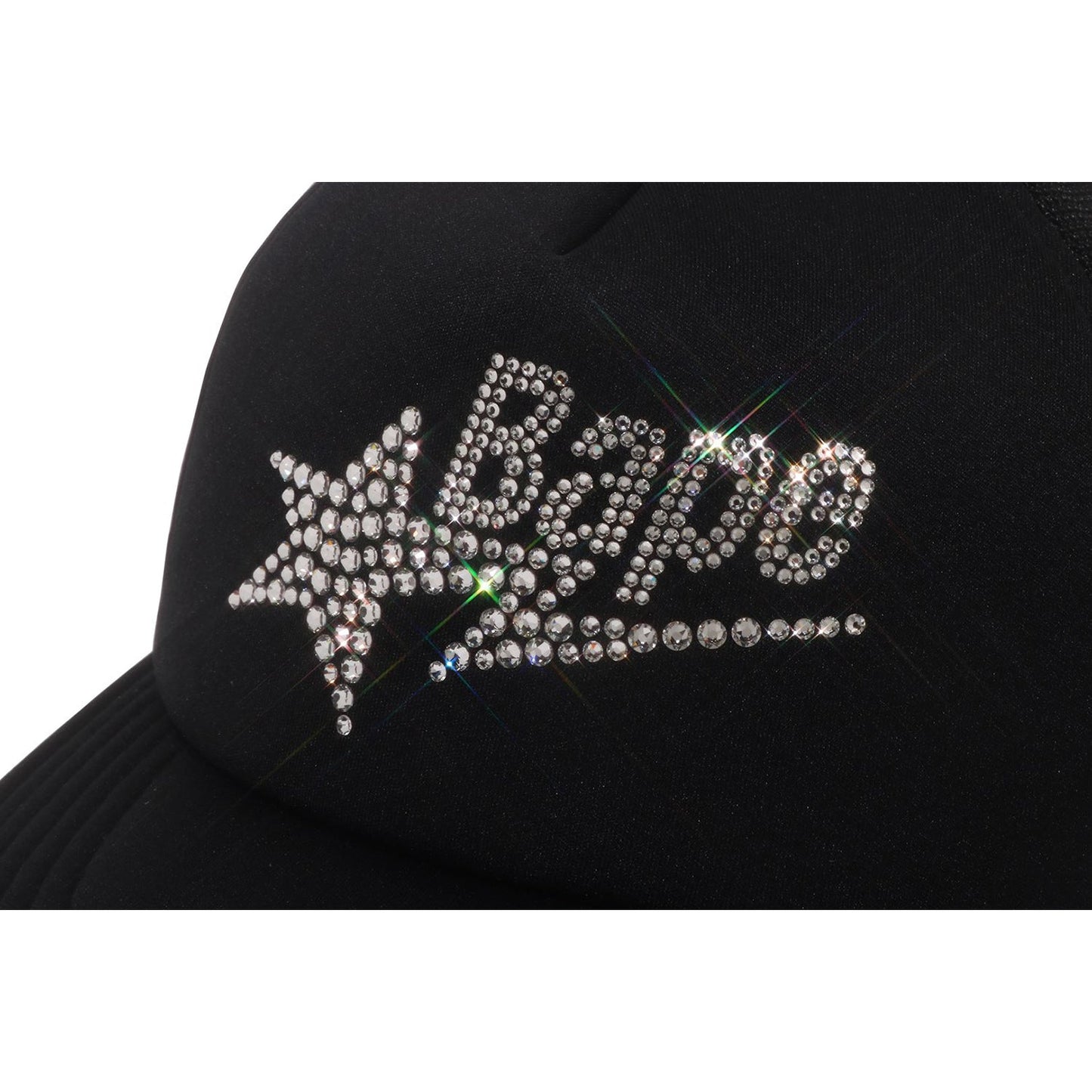 CRYSTAL STONE BAPE STA LOGO MESH CAP LADIES