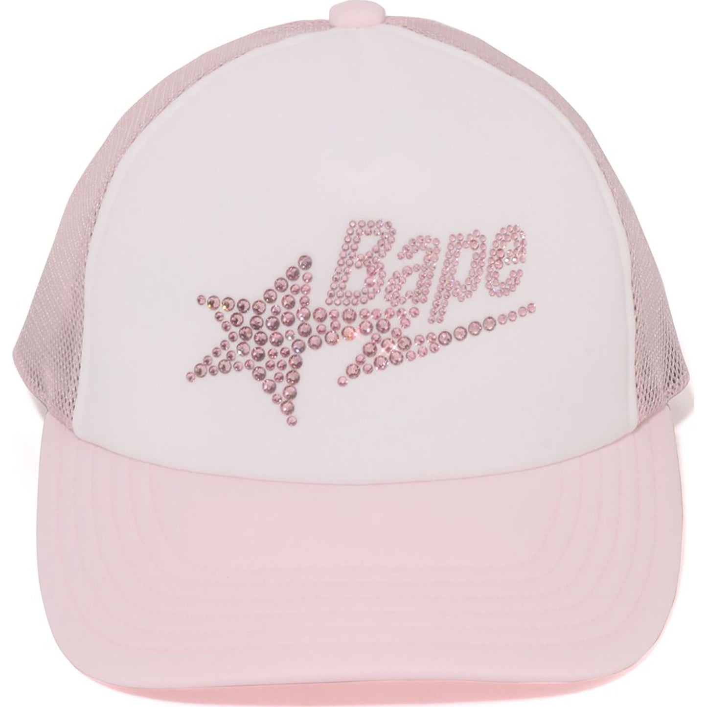 CRYSTAL STONE BAPE STA LOGO MESH CAP LADIES