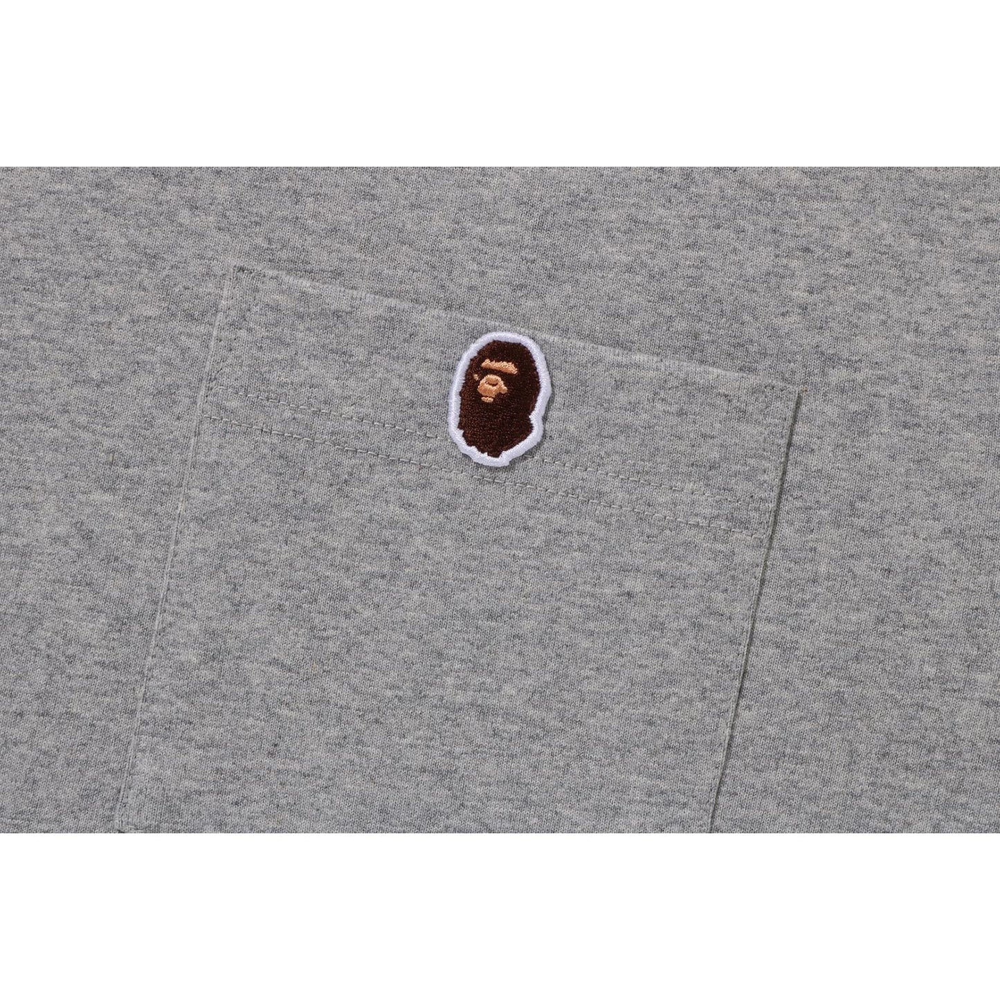 ONE POINT POCKET TEE BAPEC MENS