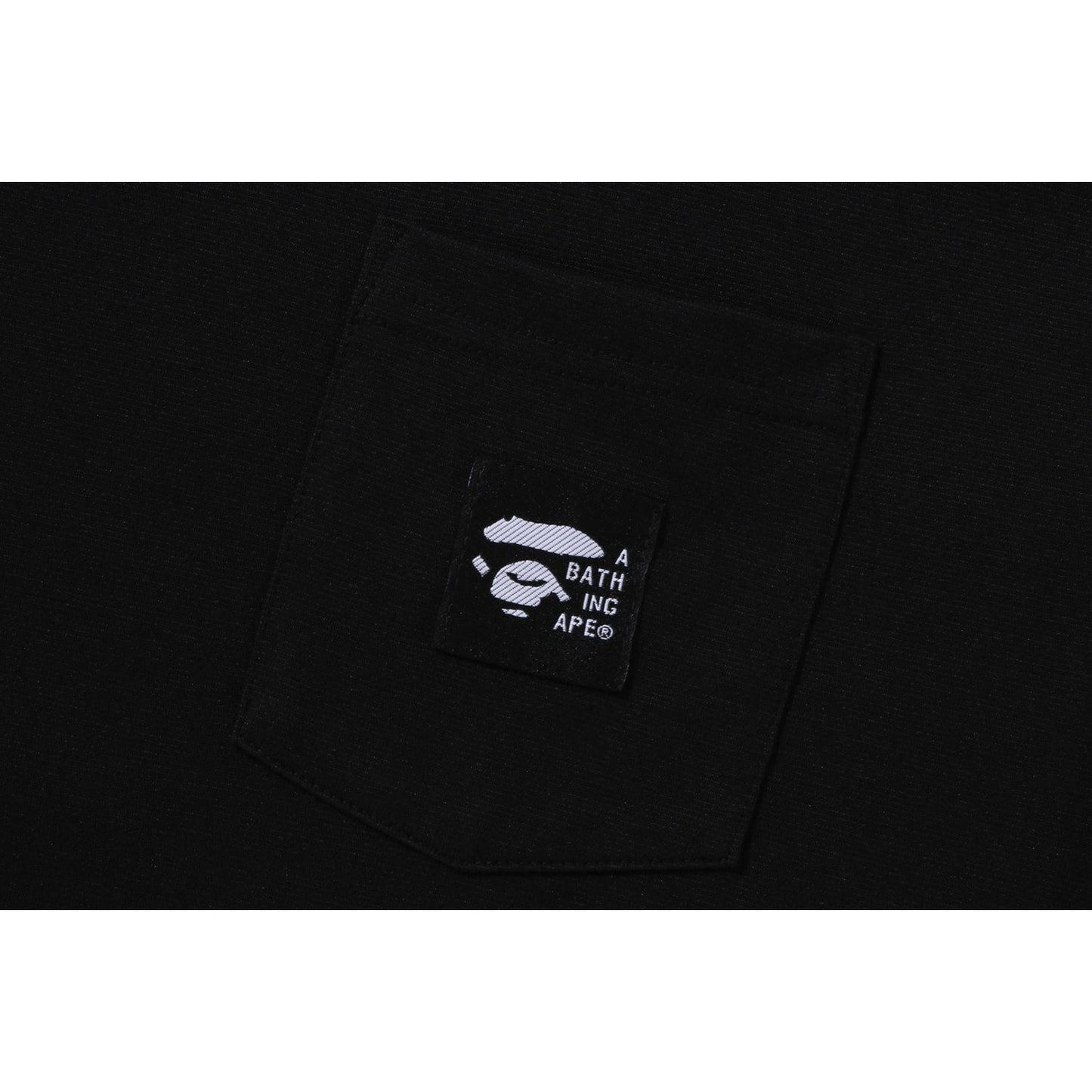 A BATHING APE LABEL POCKET TEE MENS