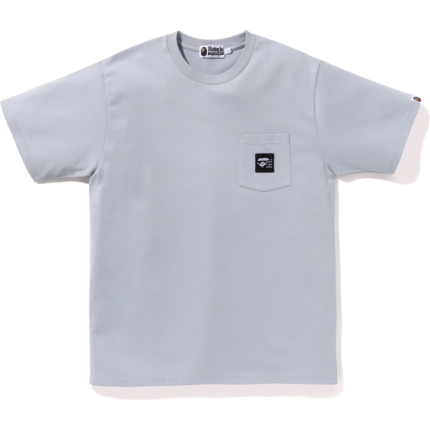 A BATHING APE LABEL POCKET TEE MENS