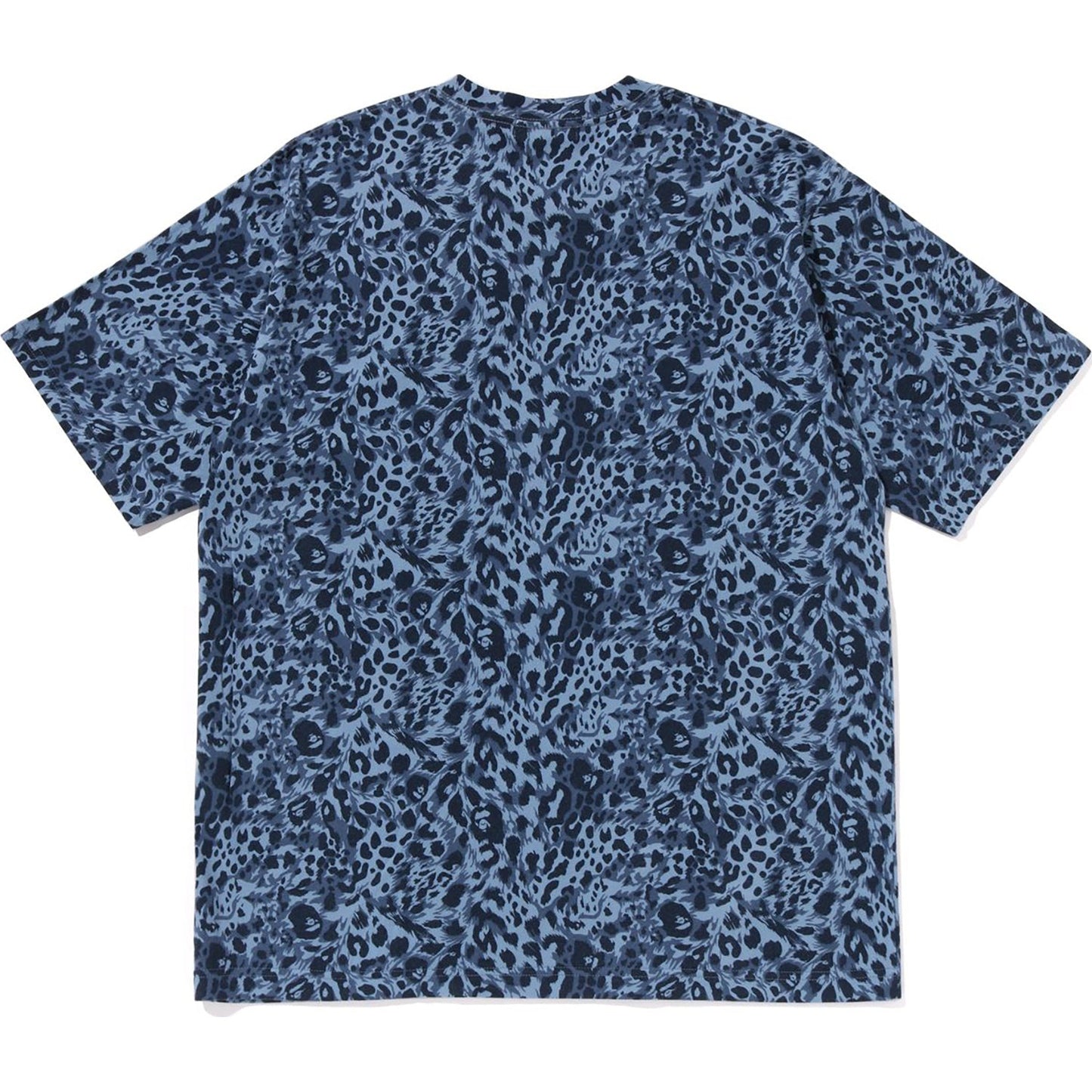 WILD LEOPARD PATTERN COLLEGE RELAXED FIT TEE MENS