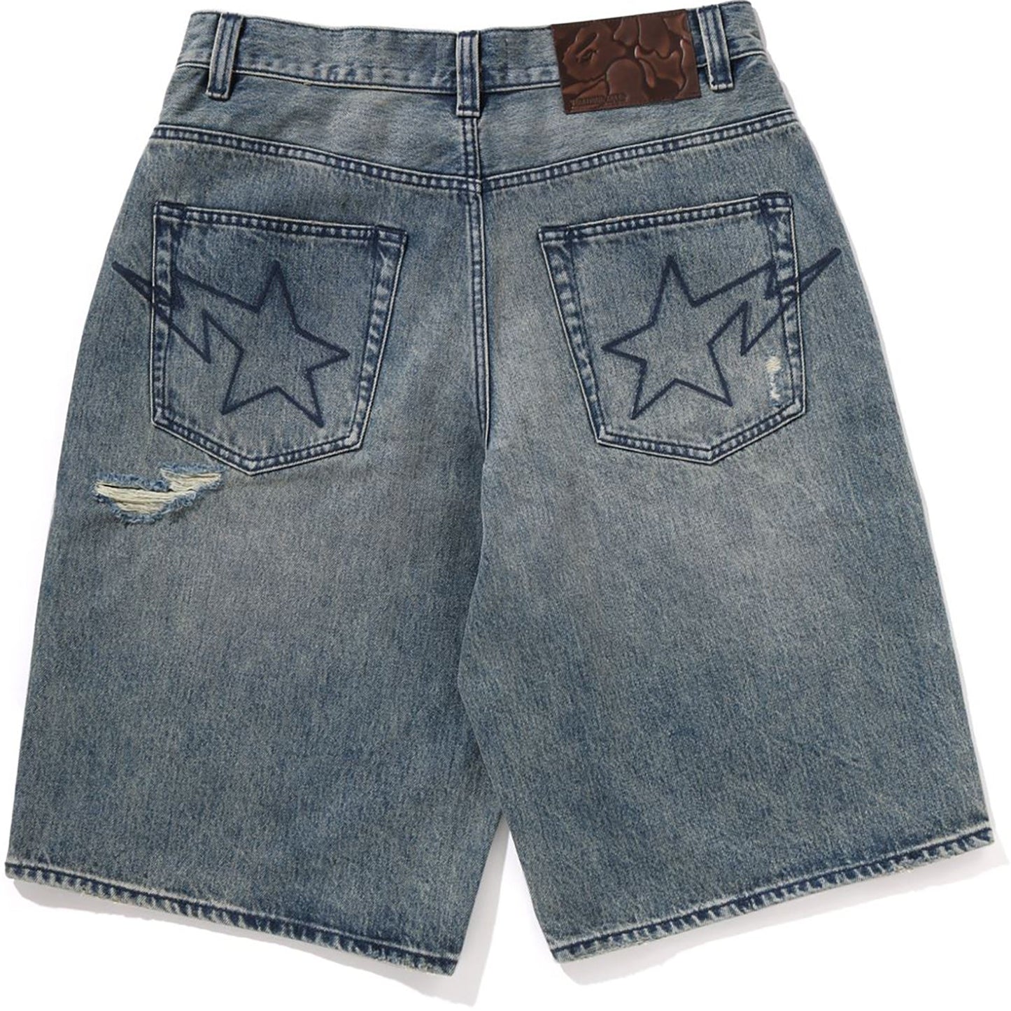 STA RELAXED FIT DENIM SHORTS MENS