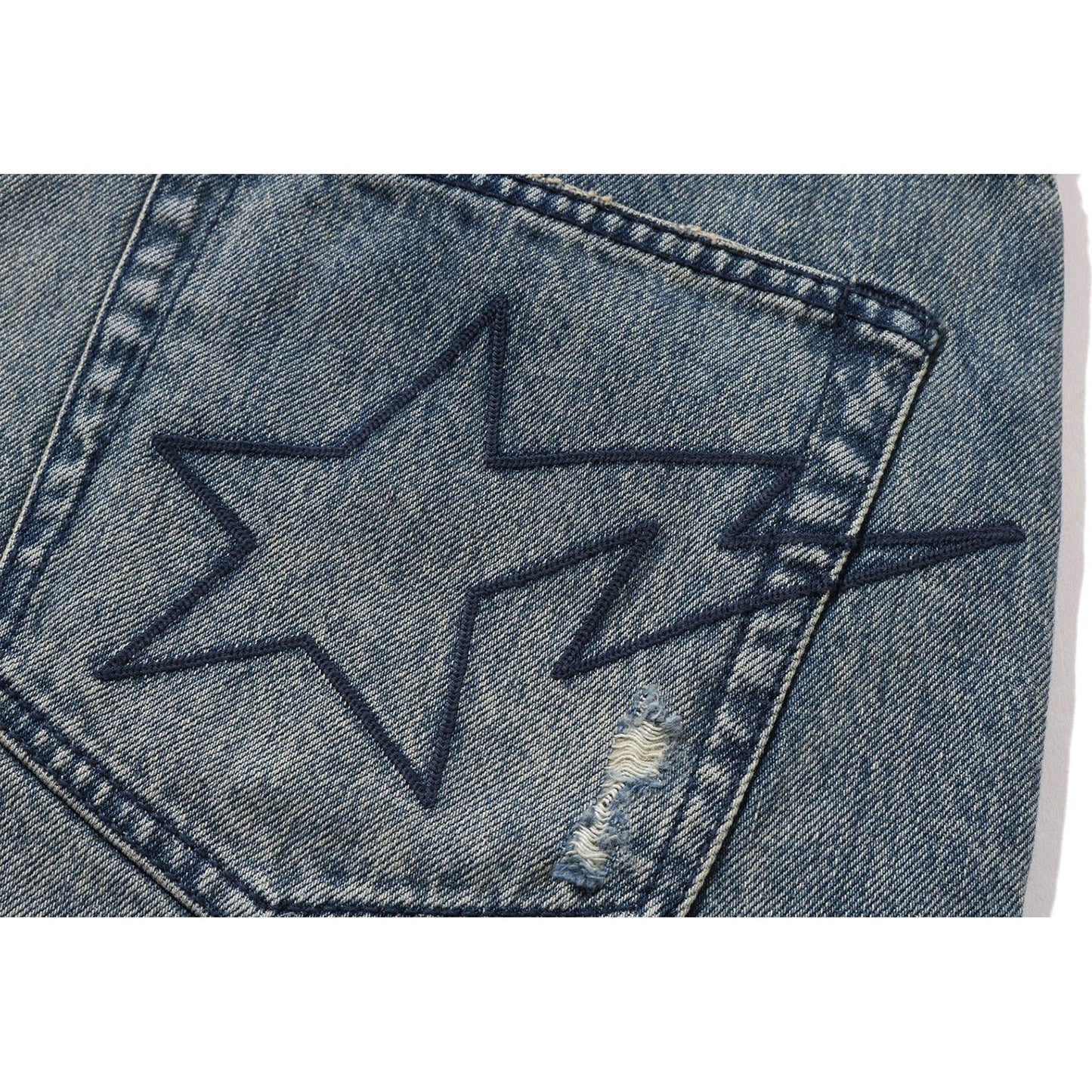 STA RELAXED FIT DENIM SHORTS MENS