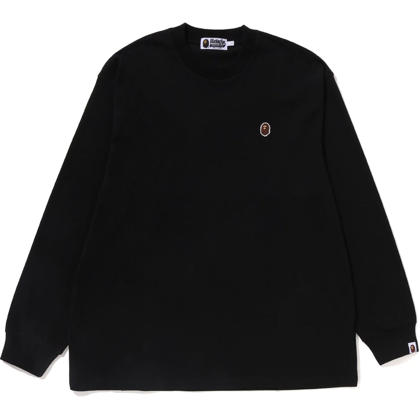 APE HEAD ONE POINT L/S TEE MENS