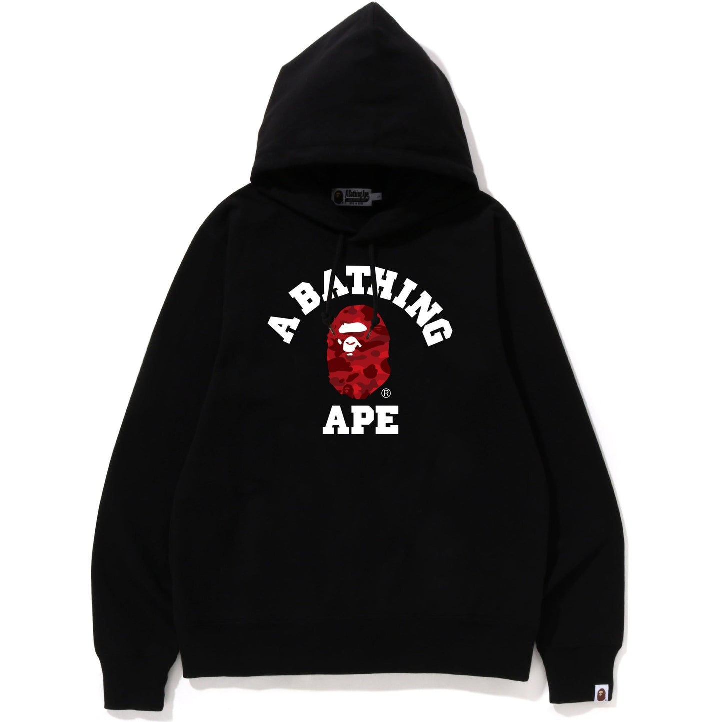 US BAPE COLOR CAMO COLLEGE PULLOVER HOODIE MENS