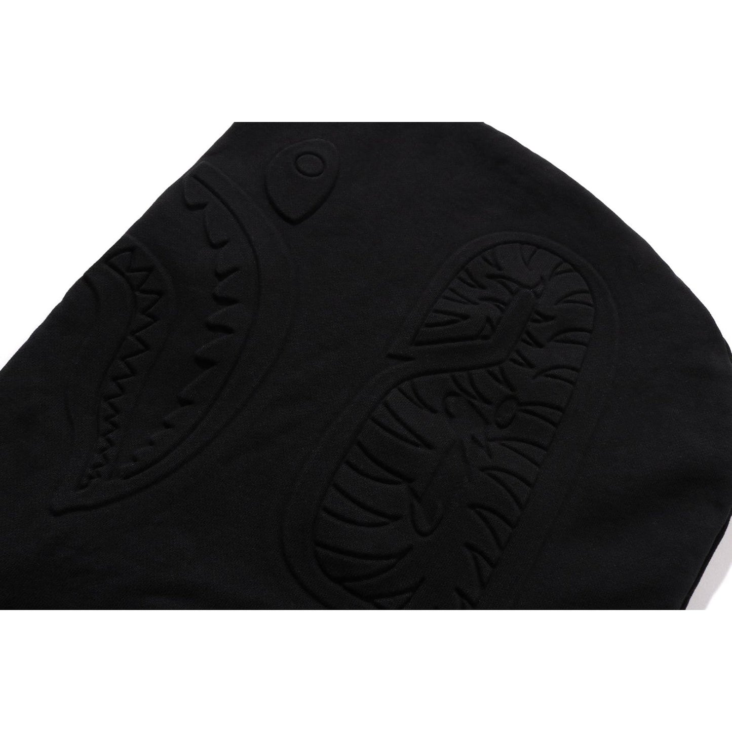 PADDED SHARK CROPPED FIT PULLOVER HOODIE MENS