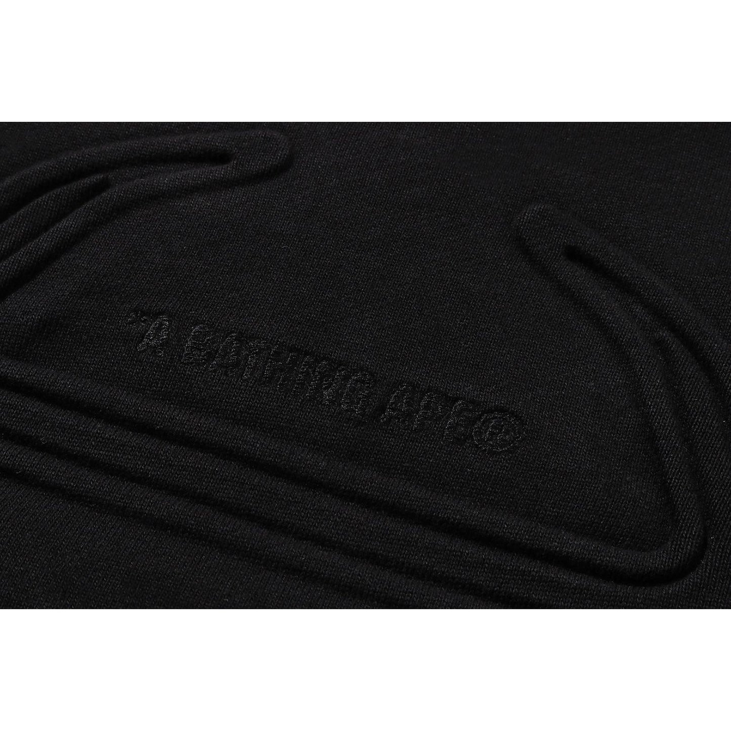 PADDED SHARK CROPPED FIT PULLOVER HOODIE MENS
