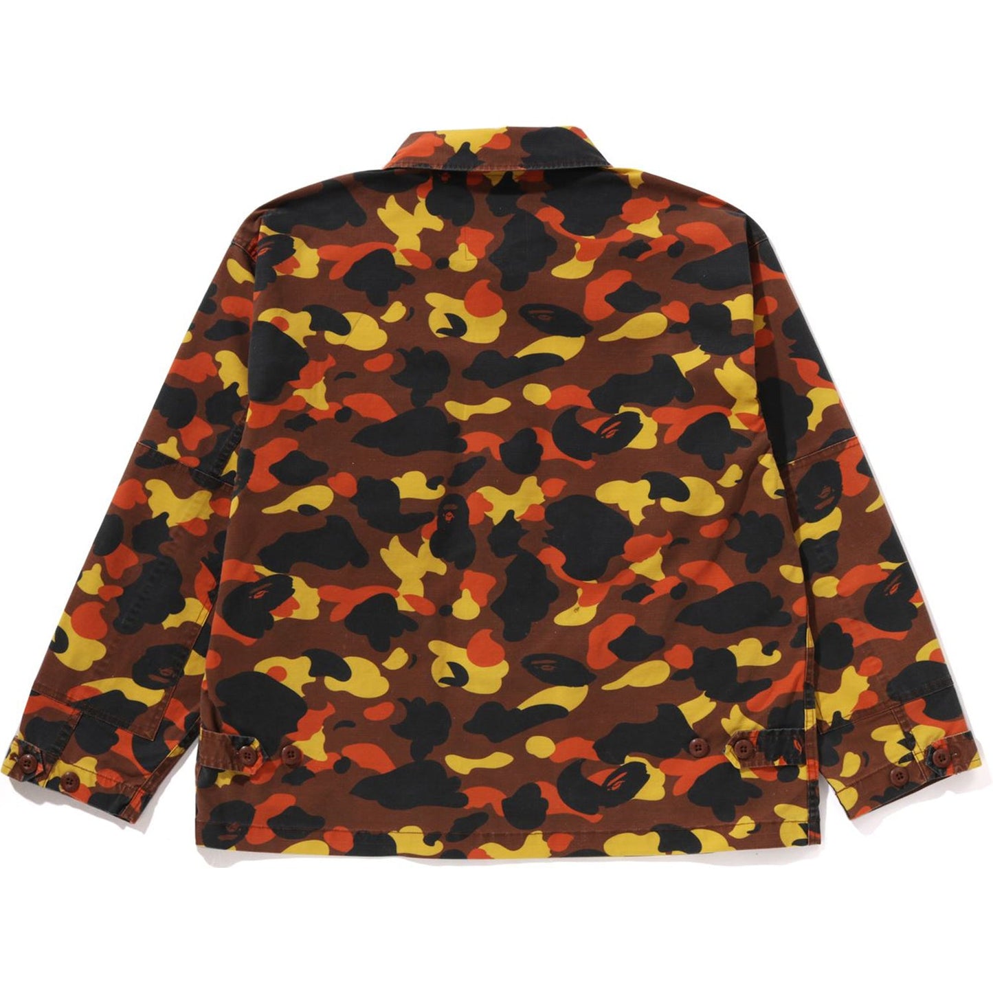 1ST CAMO HEAVY WASHED MULTI POCKET CARGO LS SHIRT MENS