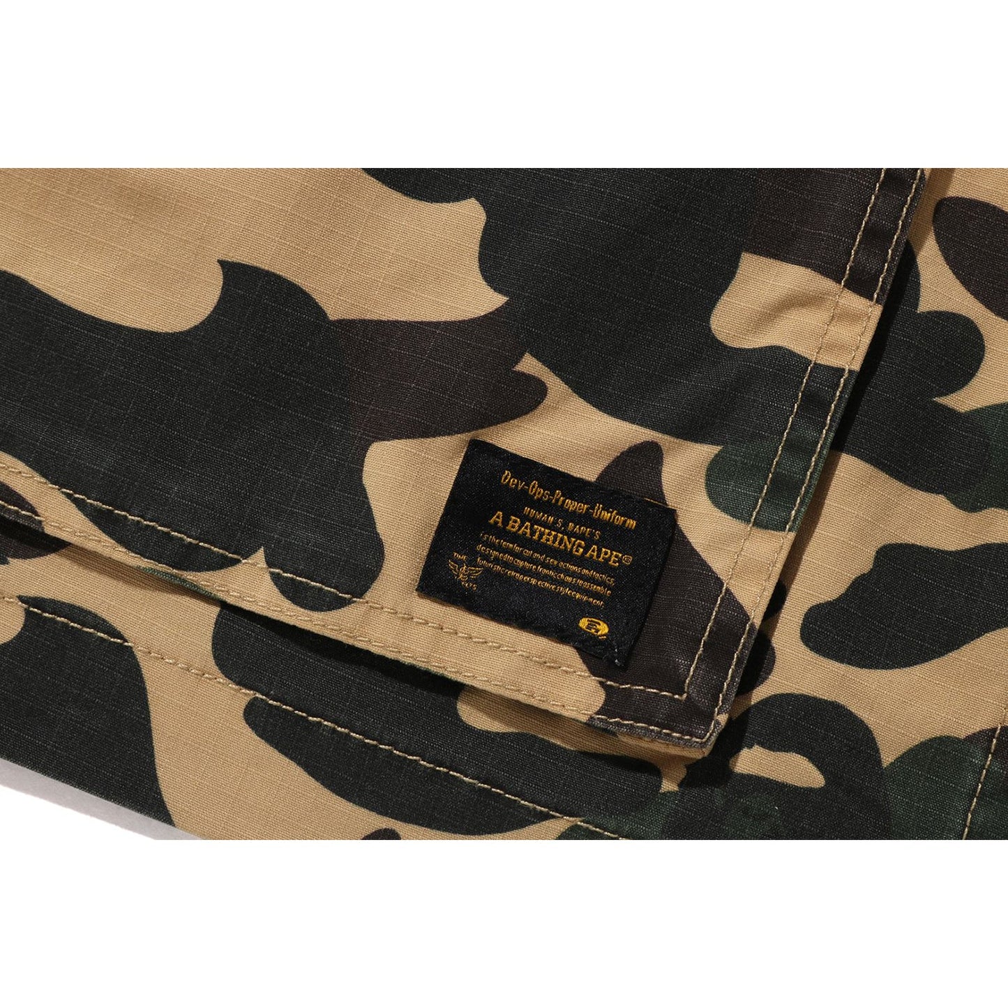 1ST CAMO HEAVY WASHED MULTI POCKET CARGO LS SHIRT MENS