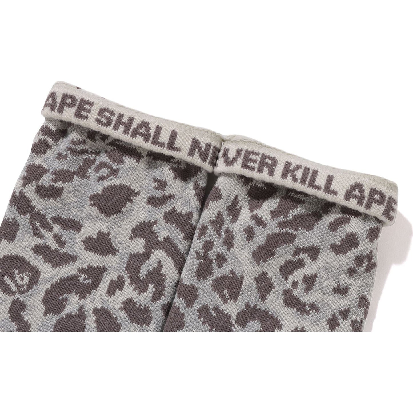 WILD LEOPARD PATTERN SOCKS MENS