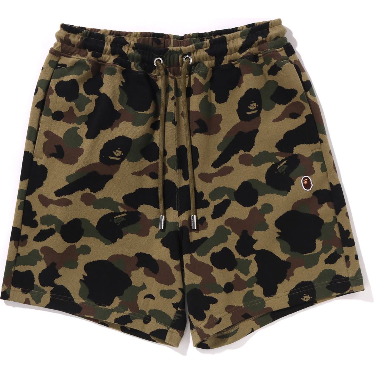 1ST CAMO JACQUARD ONE POINT RELAXED FIT SWEAT SHORTS MENS