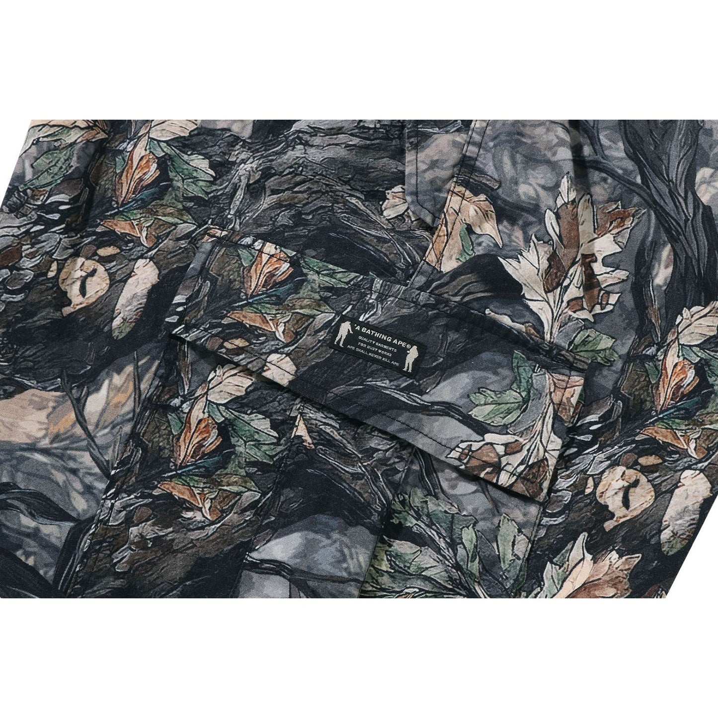 TREE EDGE CAMO CARGO SHORTS MENS