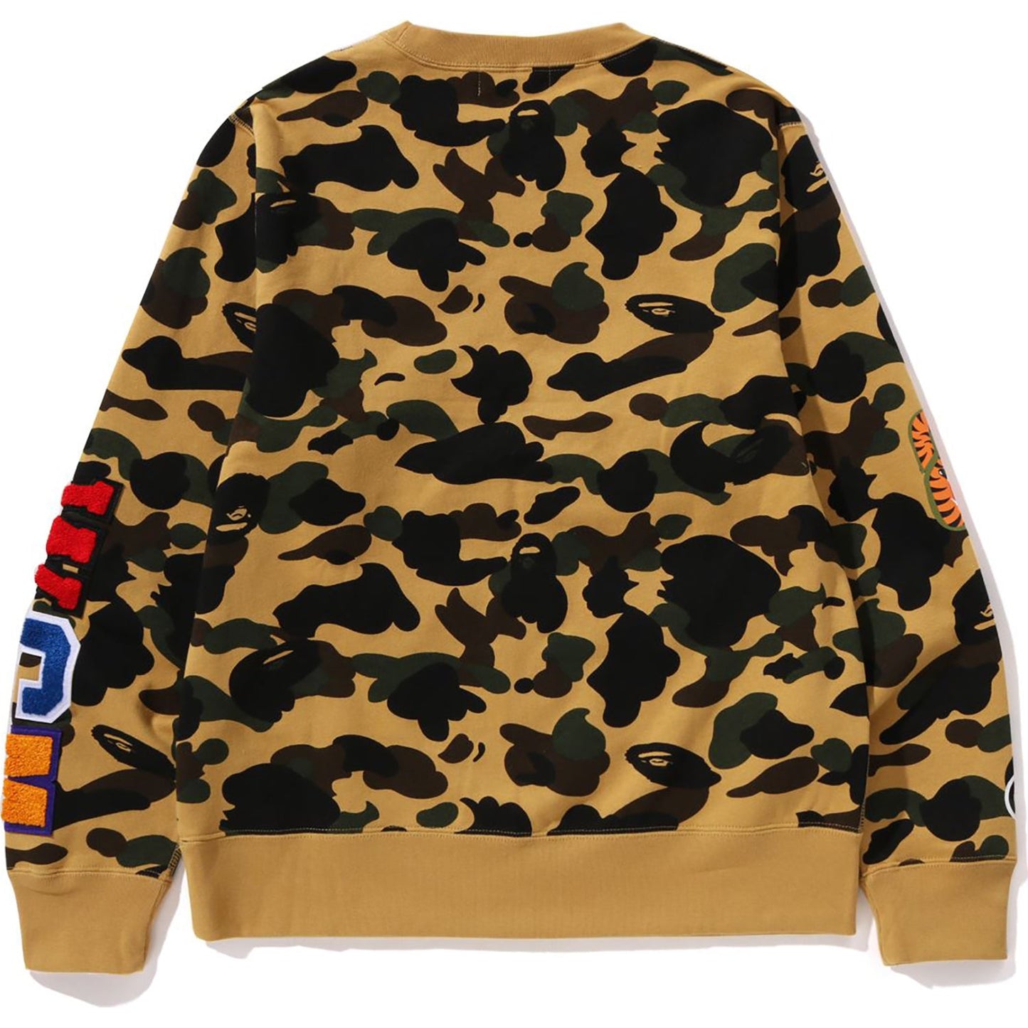 BAPE MENS 1ST CAMO SHARK CREWNECK SWEATSHIRT