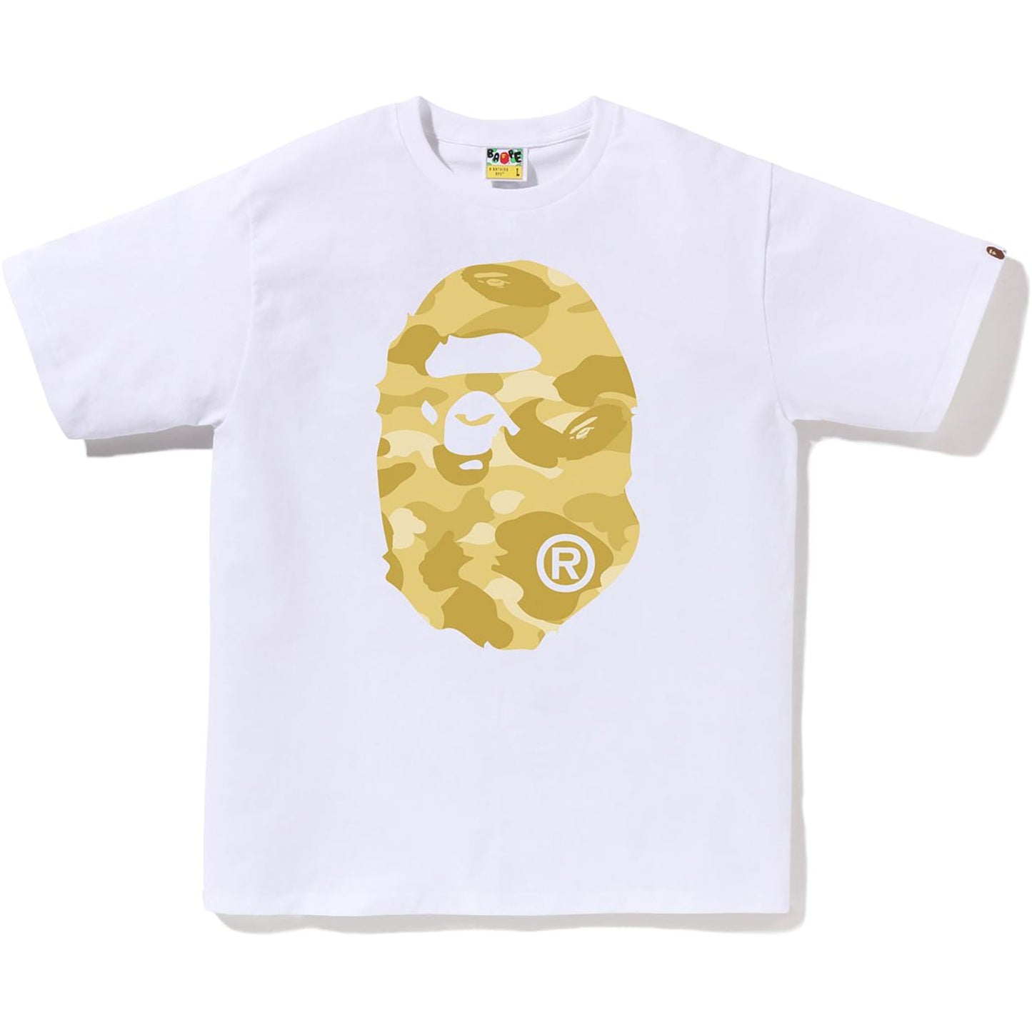 COLOR CAMO BIG APE HEAD TEE MENS