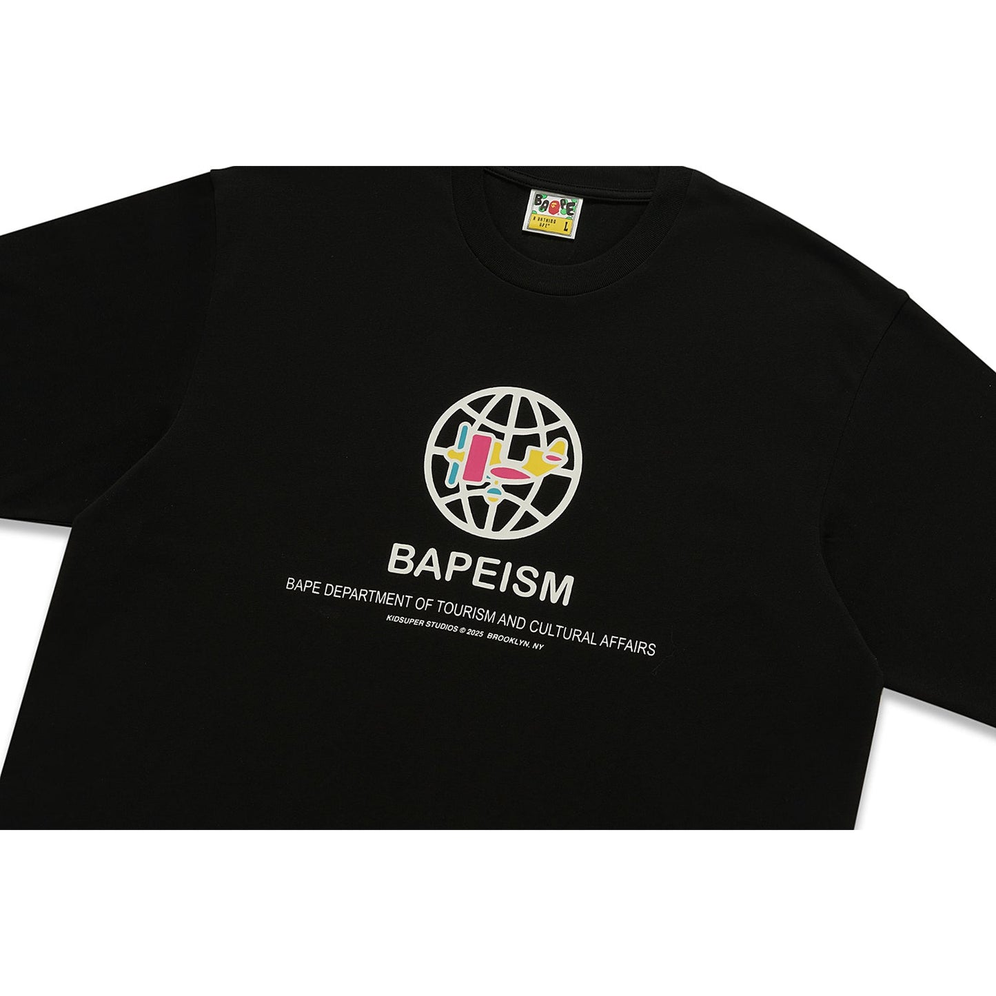 BAPE X KIDSUPER BAPEISM LOGO TEE MENS