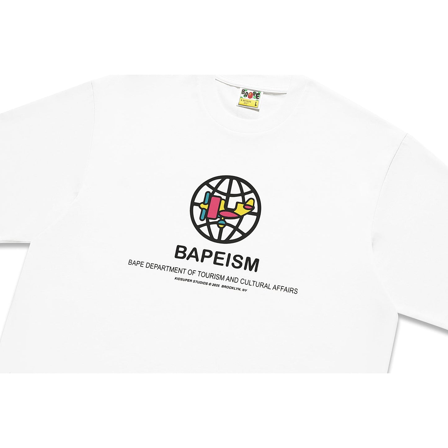 BAPE X KIDSUPER BAPEISM LOGO TEE MENS