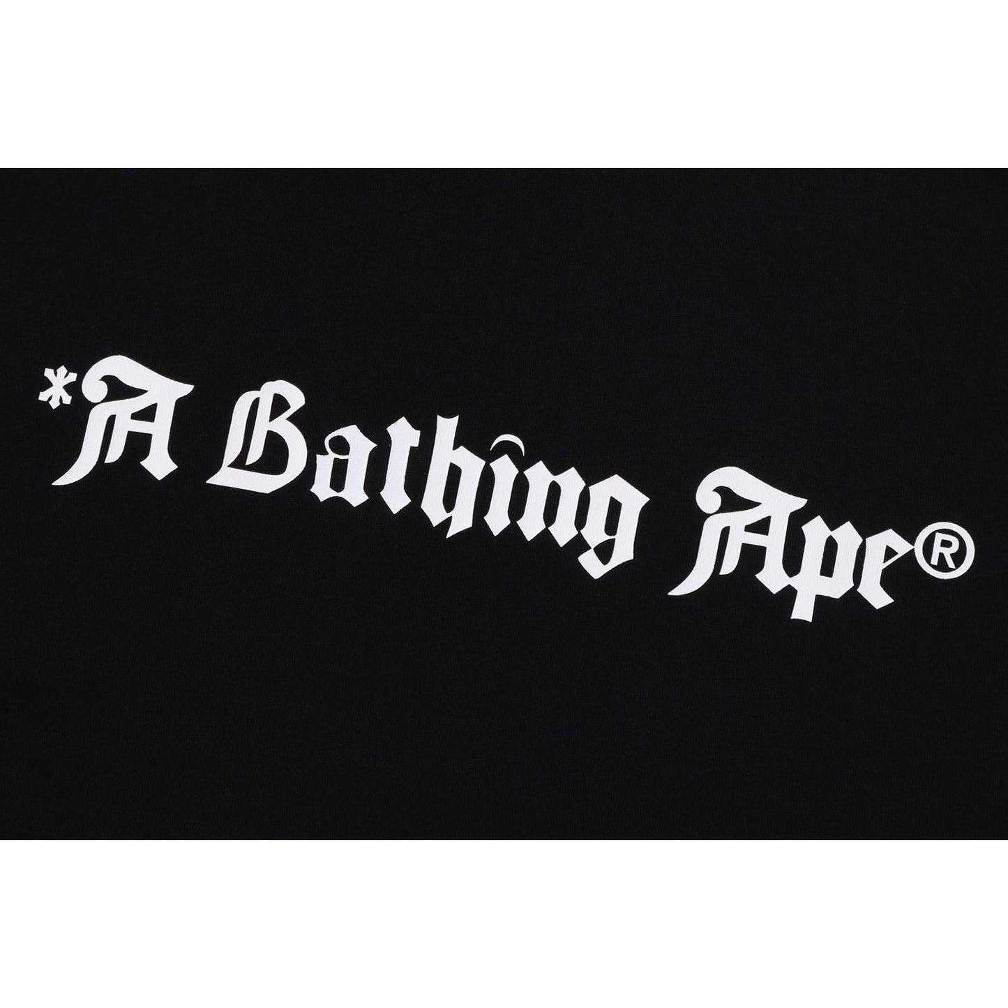 A BATHING APE LOGO RELAXED FIT TEE MENS