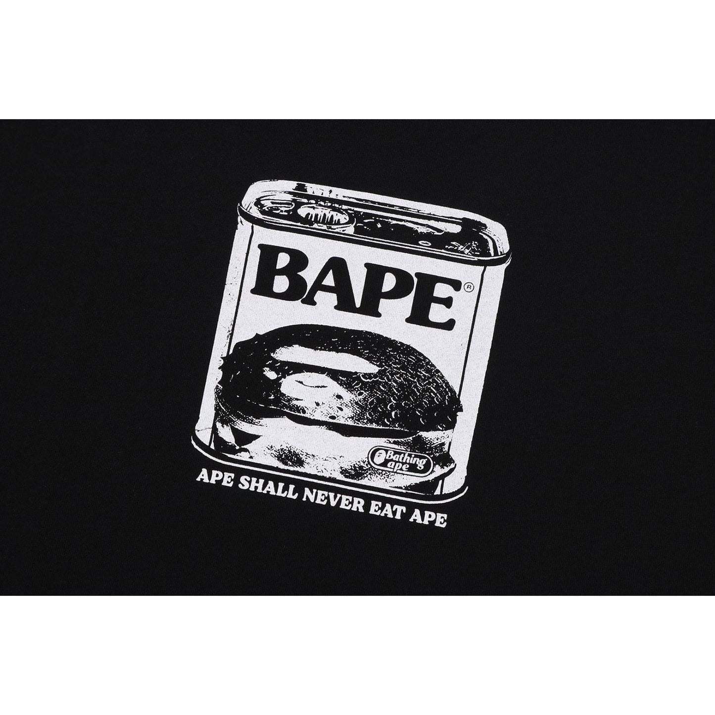 CAN FOOD BAPE LOGO RELAXED FIT TEE MENS
