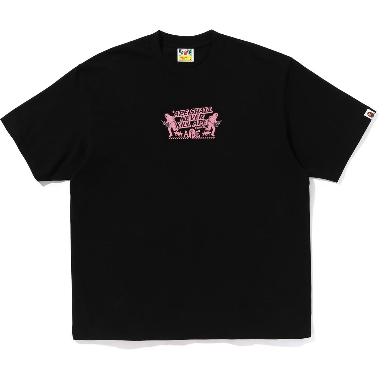 BAPE SLOGAN RELAXED FIT TEE MENS