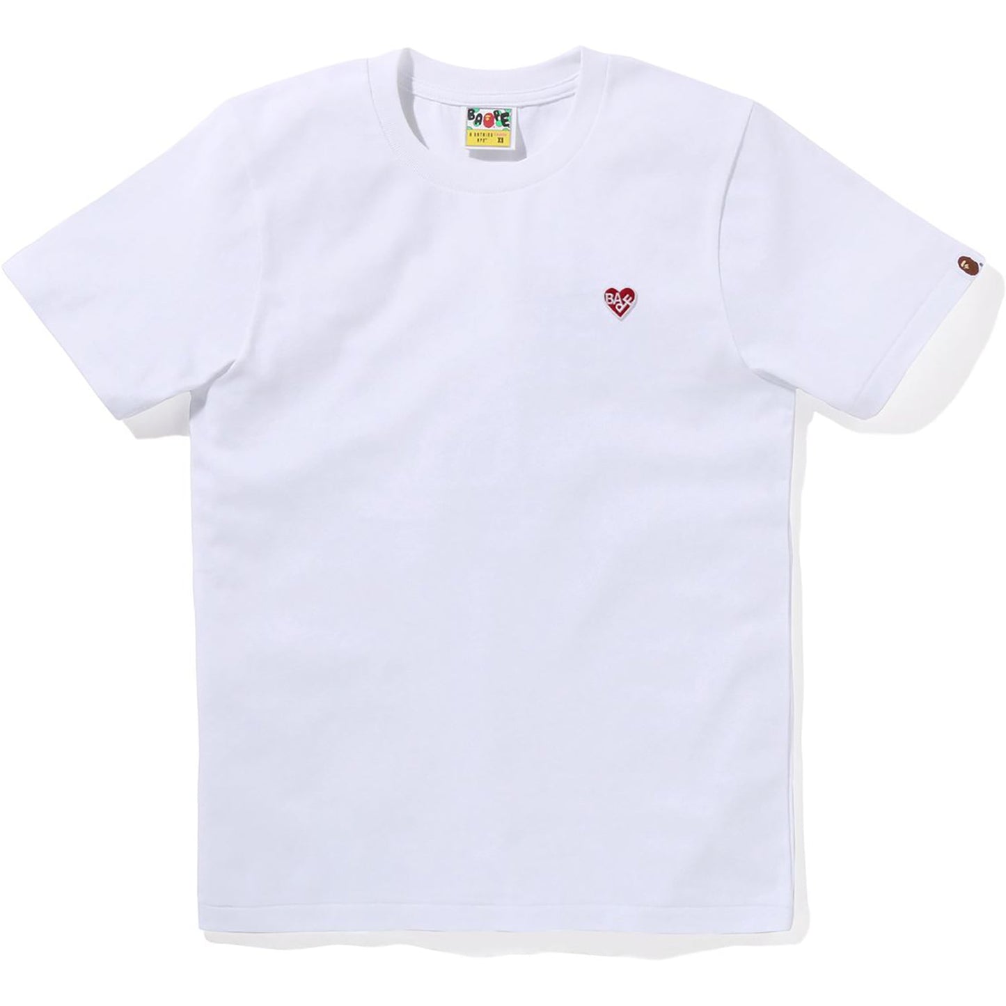 BAPE HEART ONE POINT TEE LADIES
