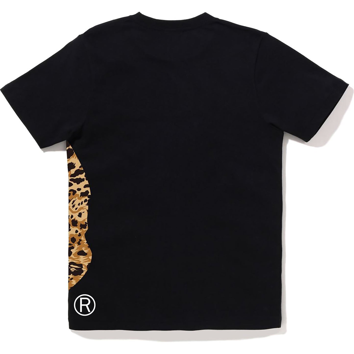 WILD LEOPARD PATTERN SIDE BIG APE HEAD TEE LADIES