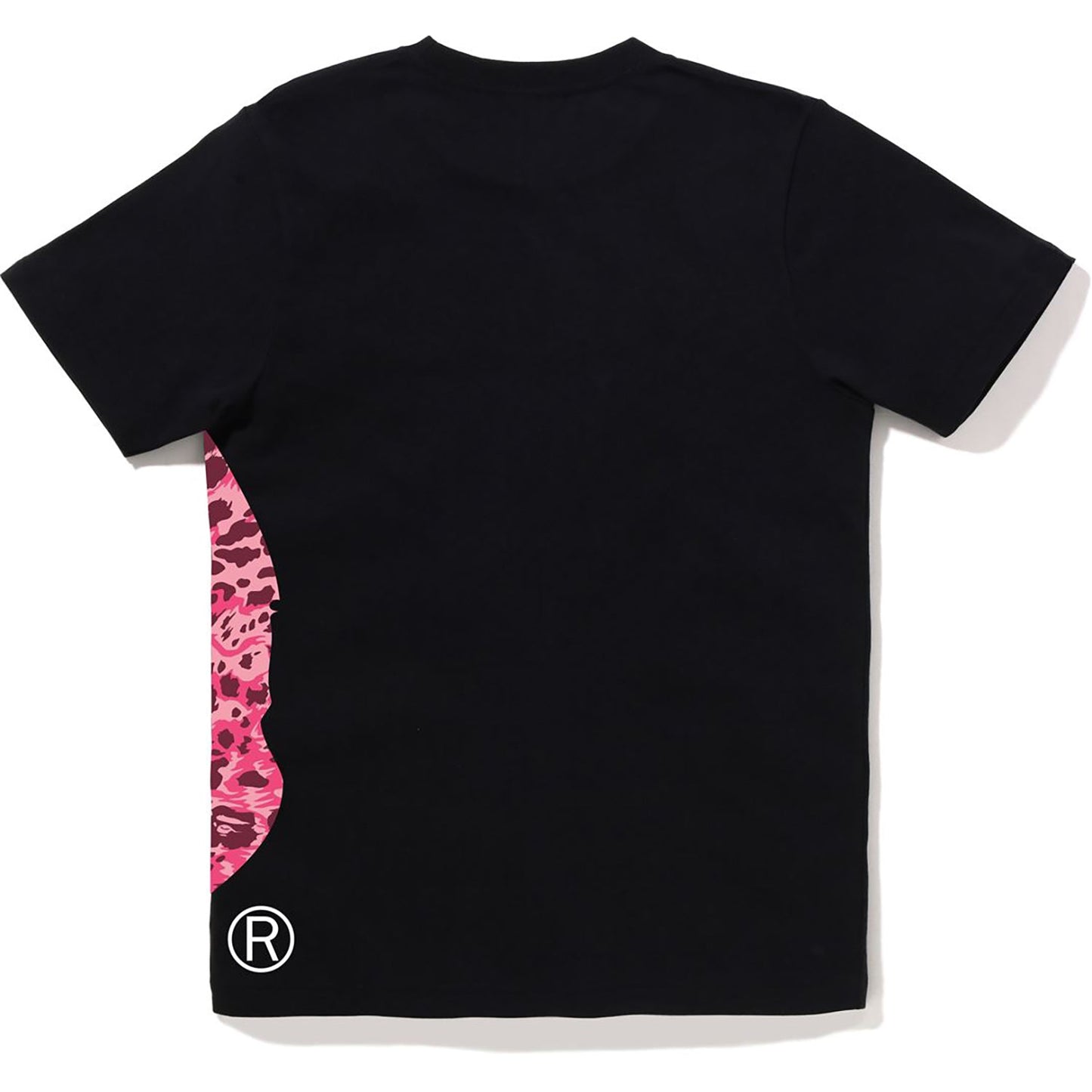 WILD LEOPARD PATTERN SIDE BIG APE HEAD TEE LADIES