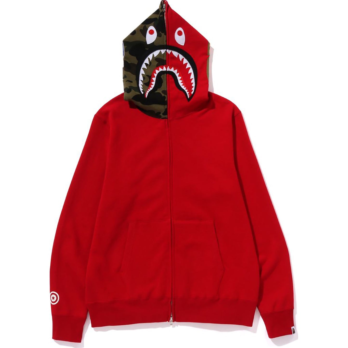 SHARK FULL ZIP HOODIE MENS