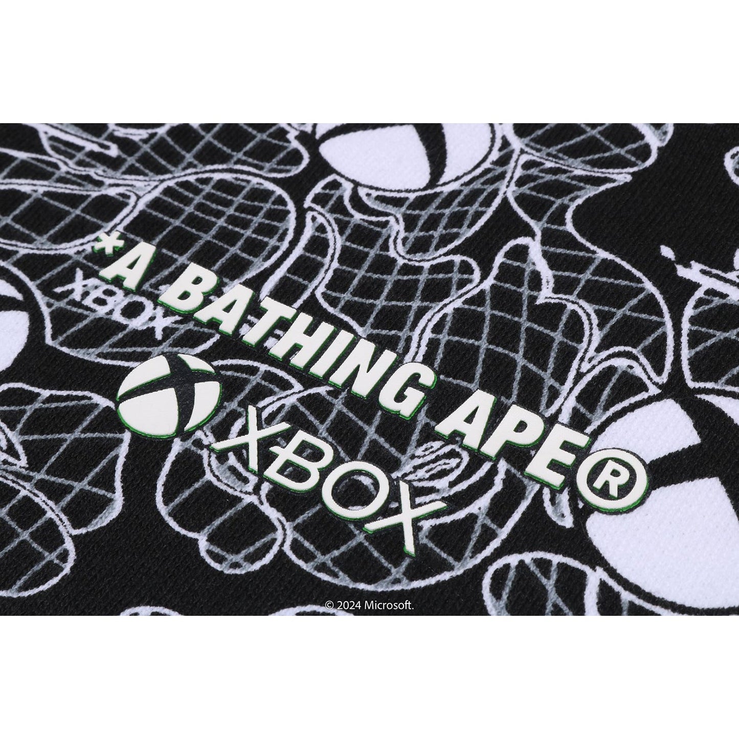 BAPE X XBOX CAMO FULL ZIP HOODIE MENS