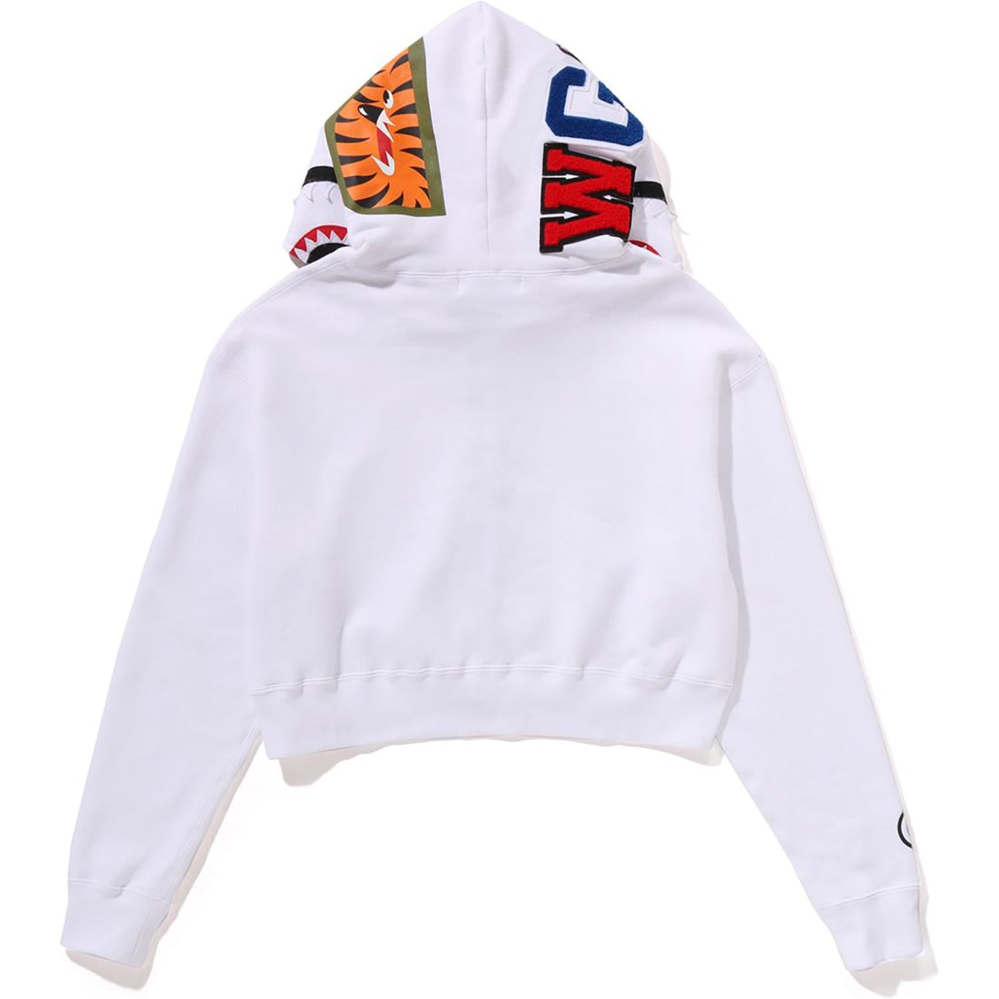 SHARK CROPPED FULL ZIP HOODIE LADIES
