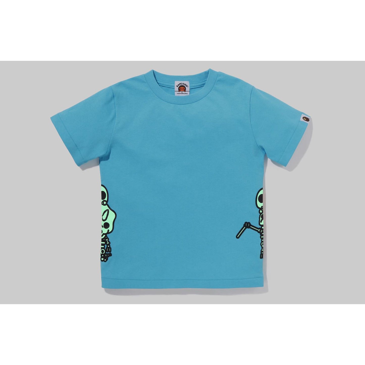GLOW IN THE DARK BONE DINOSAUR TEE KIDS