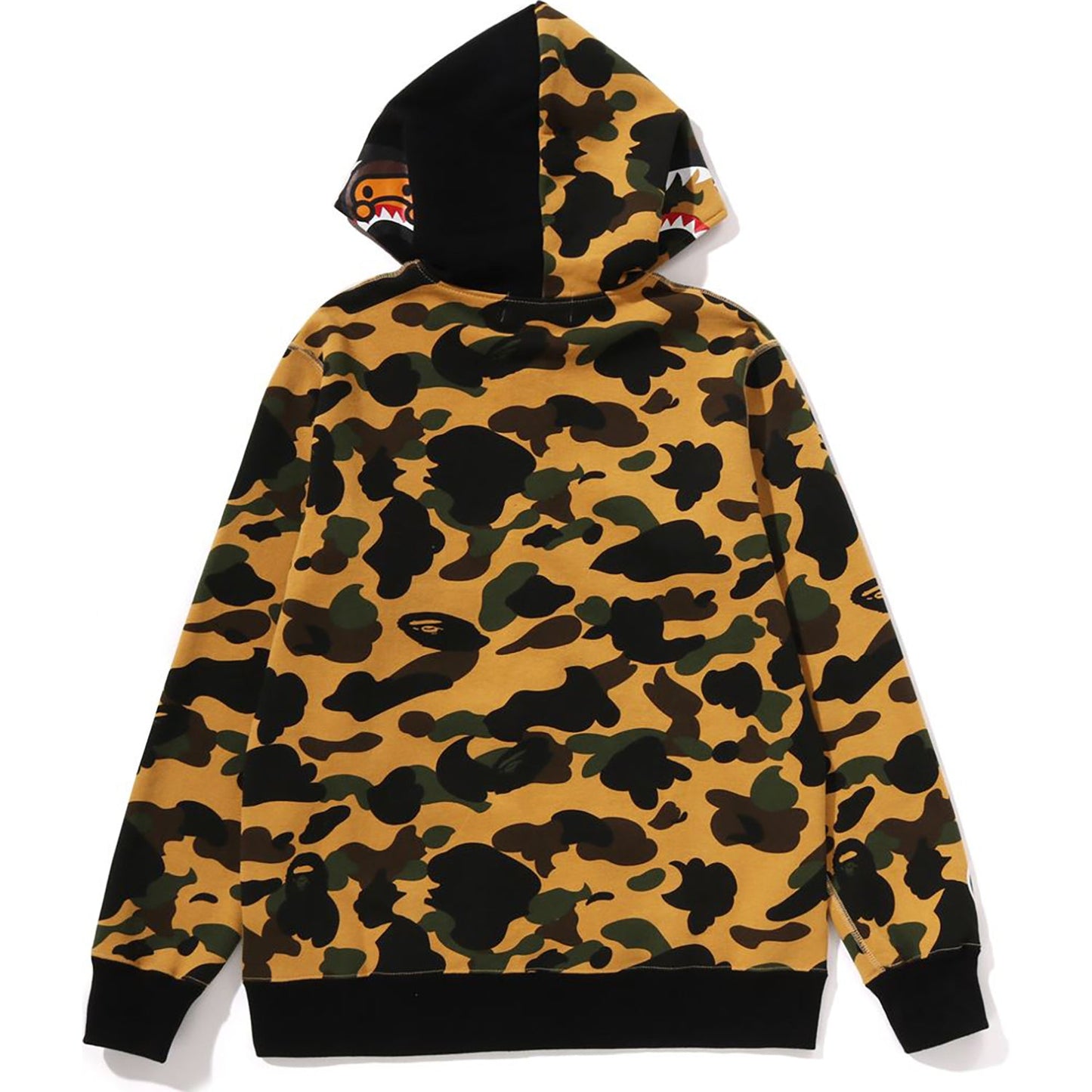 1ST CAMO MILO SHARK ZIP HOODIE JR KIDS