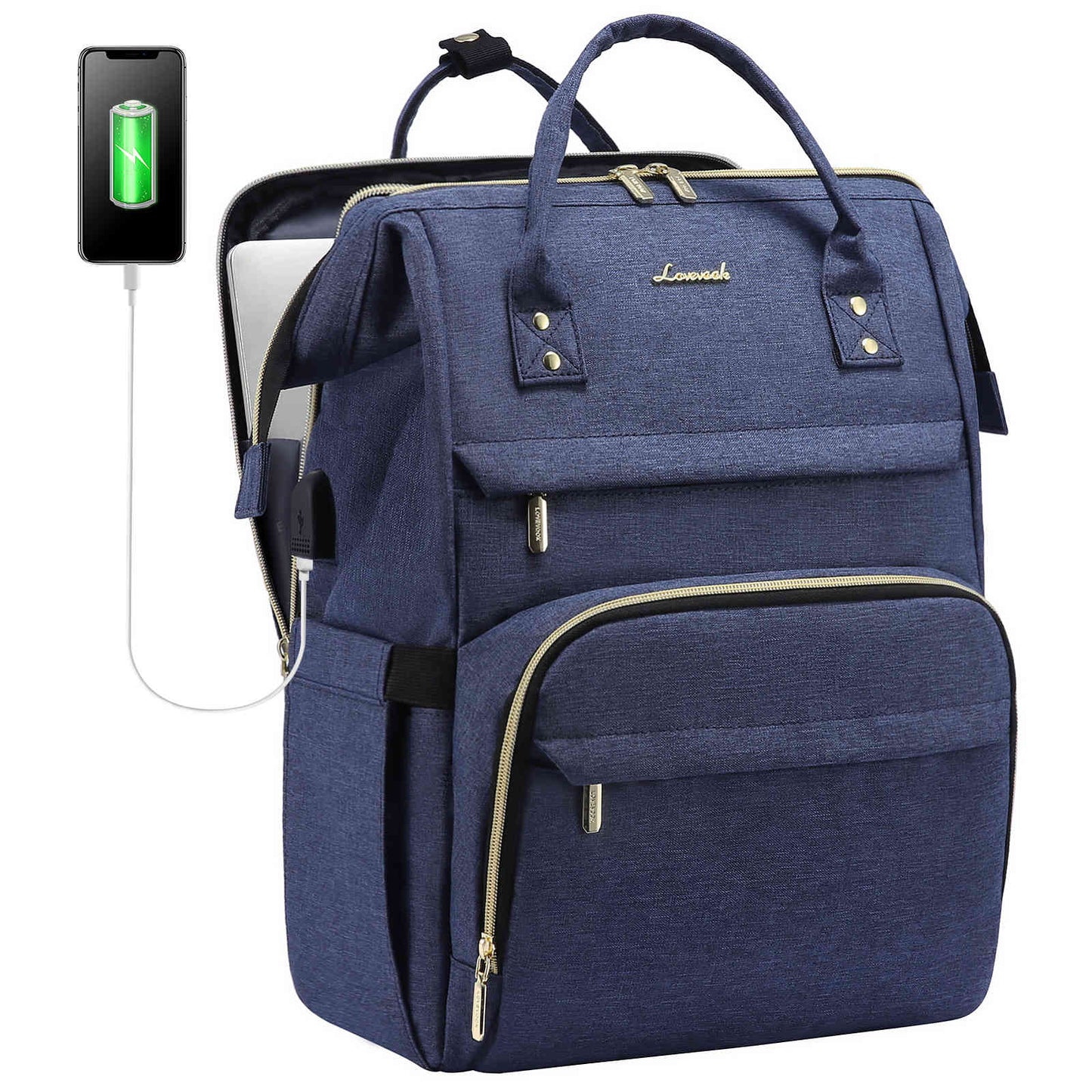 Viola Ⅱ Laptop Backpack with Separate Laptop Compartment, 15.6 17