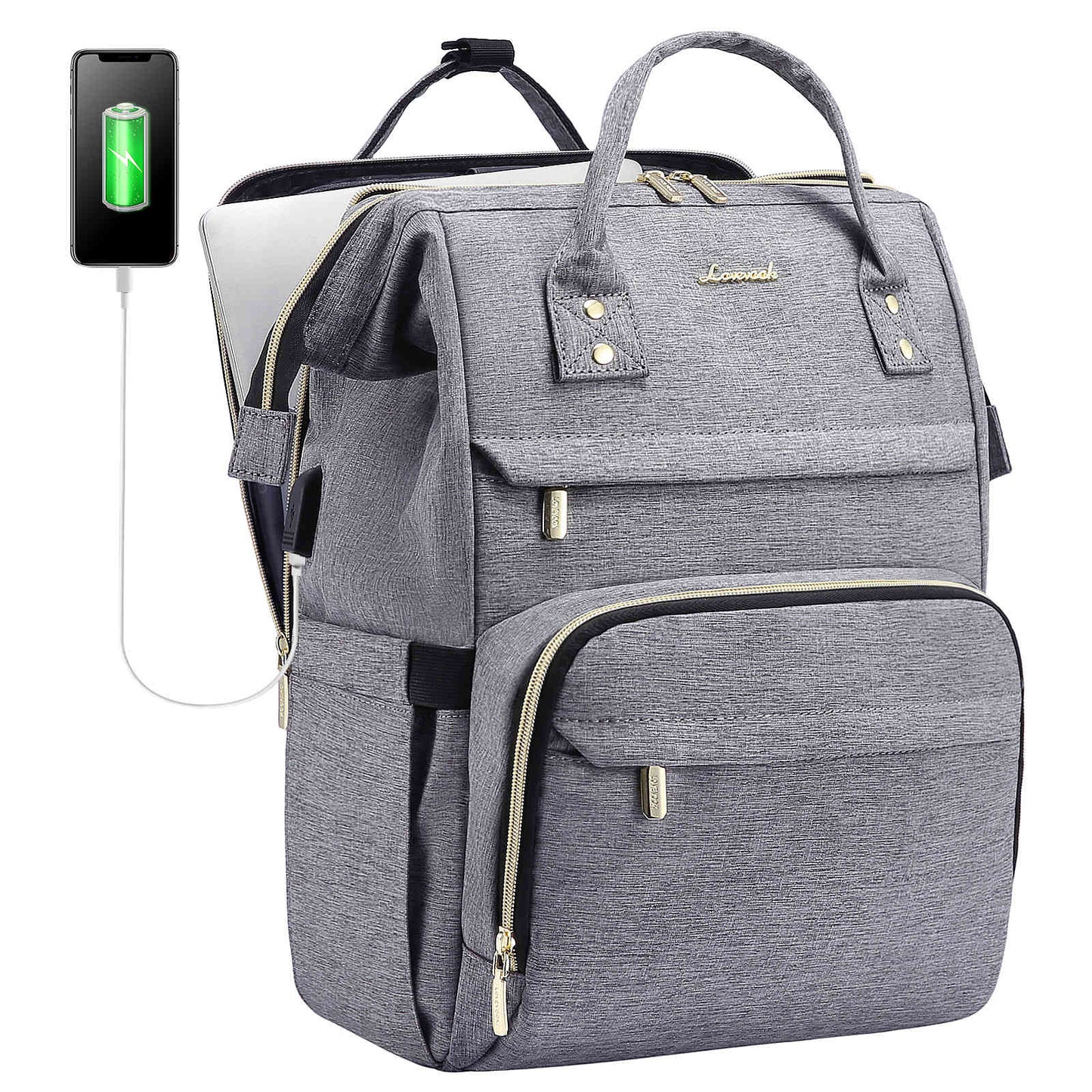 Viola Ⅱ Laptop Backpack with Separate Laptop Compartment, 15.6 17