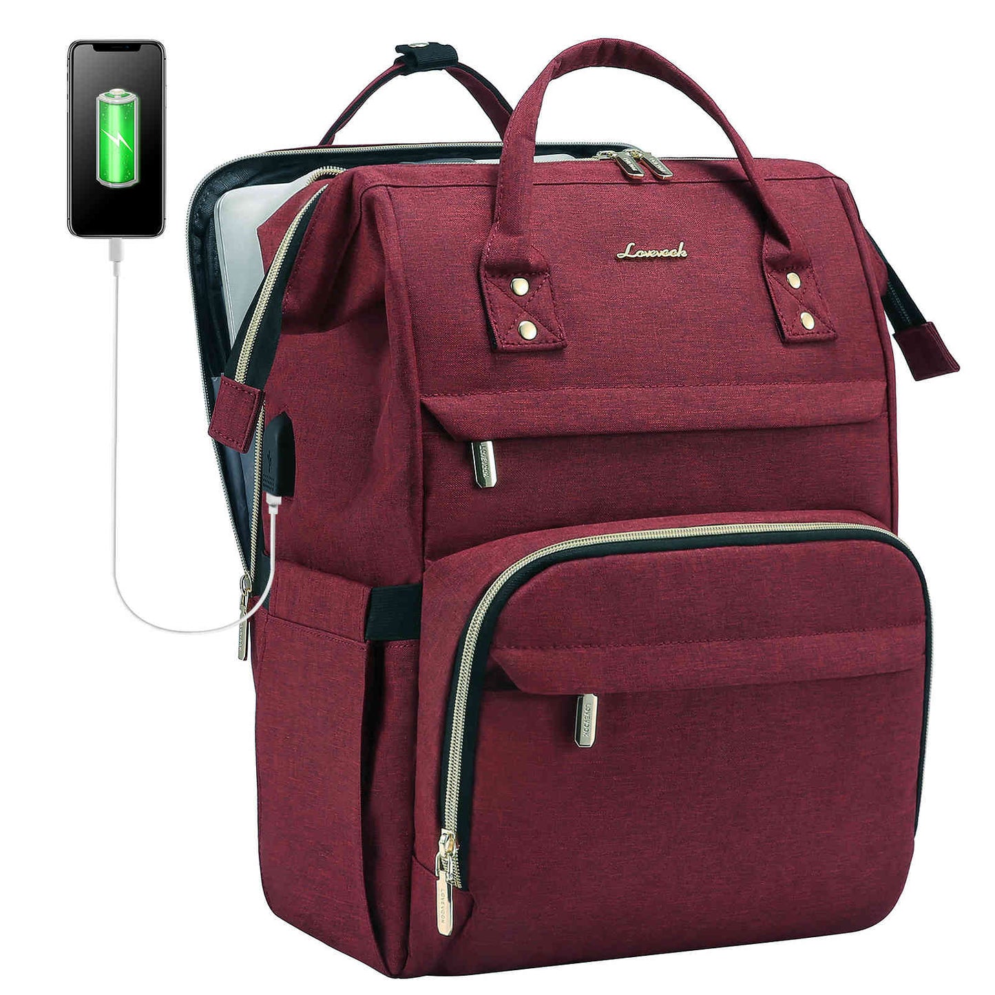 Viola Ⅱ Laptop Backpack with Separate Laptop Compartment, 15.6 17