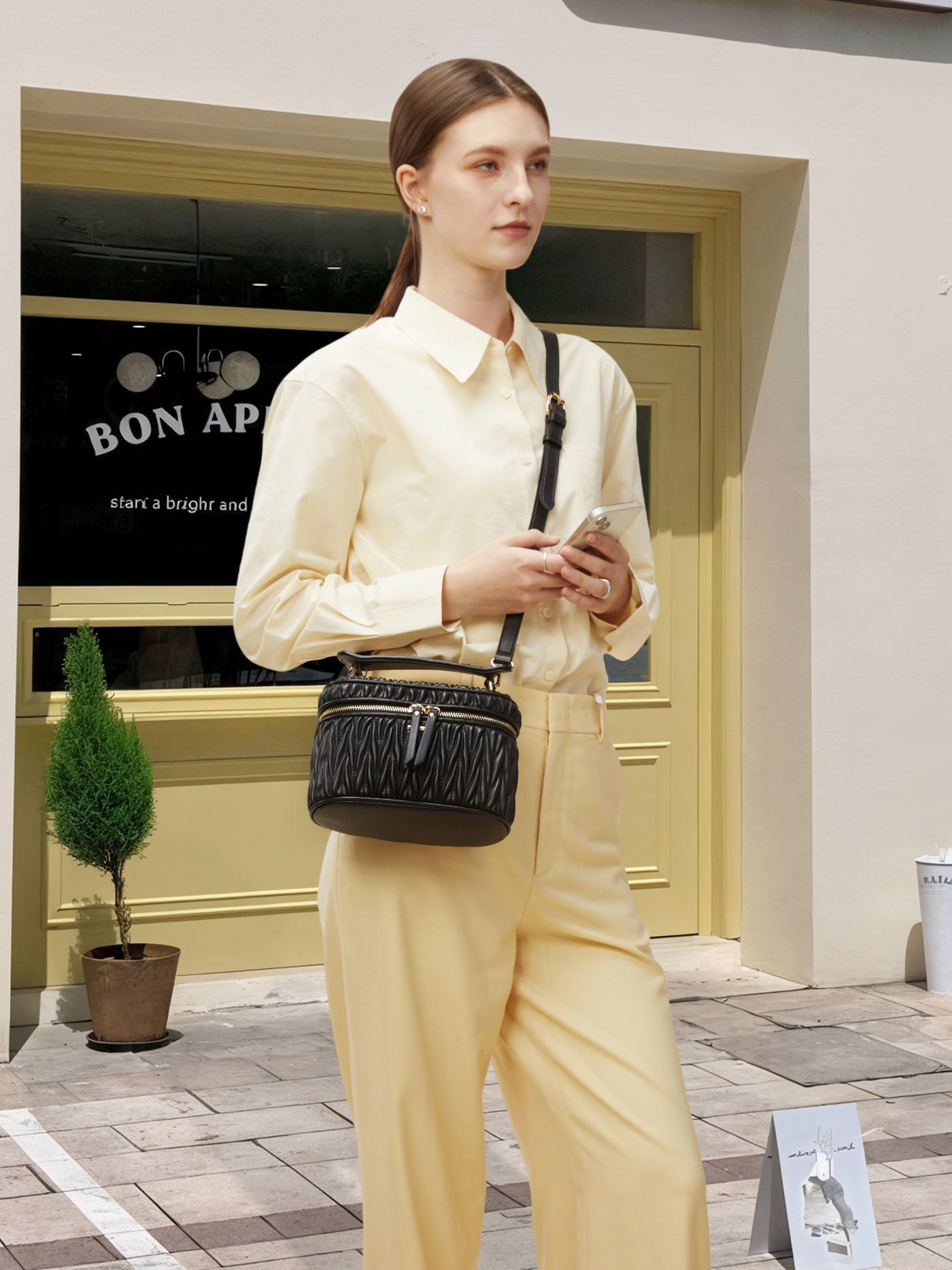 Quilted Crossbody Bag (Only available in the US)
