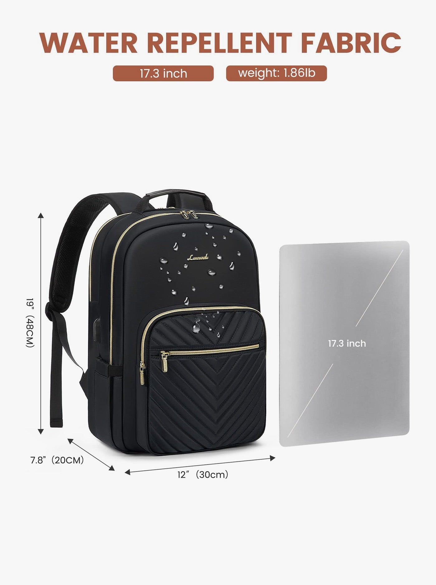 (50% Off? Free?)The V Laptop Backpack, 15.6-17.3(US Only)