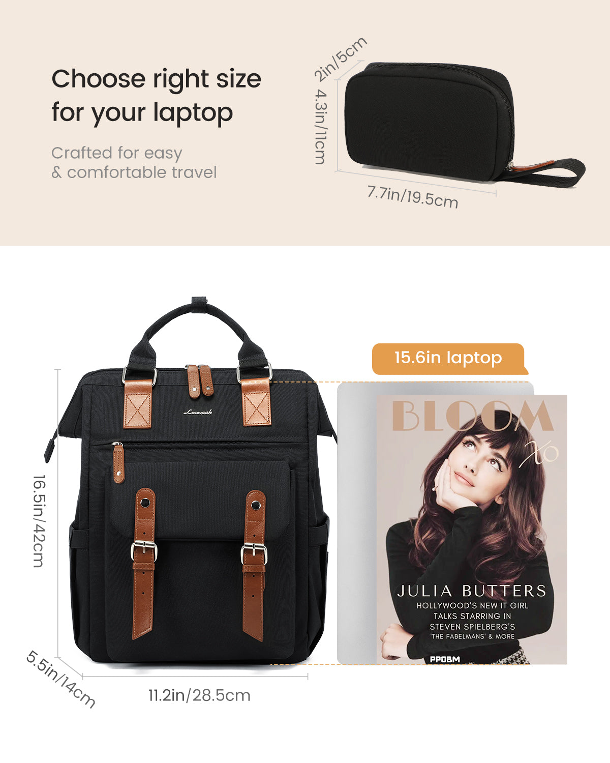 Lona Ⅱ Laptop Backpack 15.6 17.3