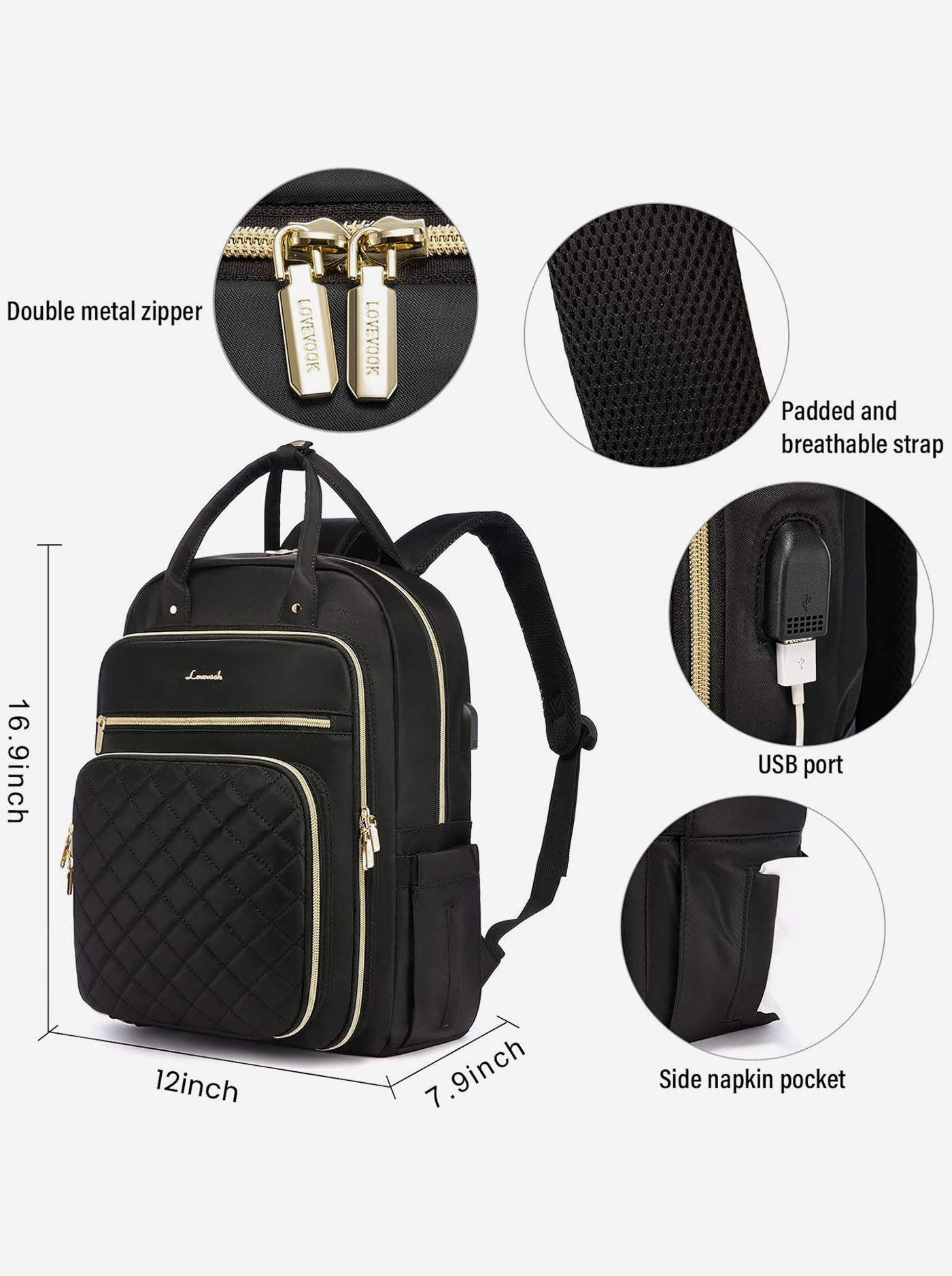 Garnet Backpack, 15.6 17