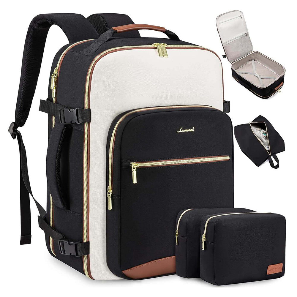 4Pcs Large Travel Backpack, 17.3 18.5