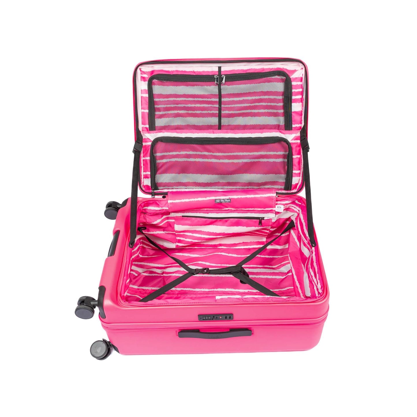 Box Truck Hard Sided Wheelie Checked Bag