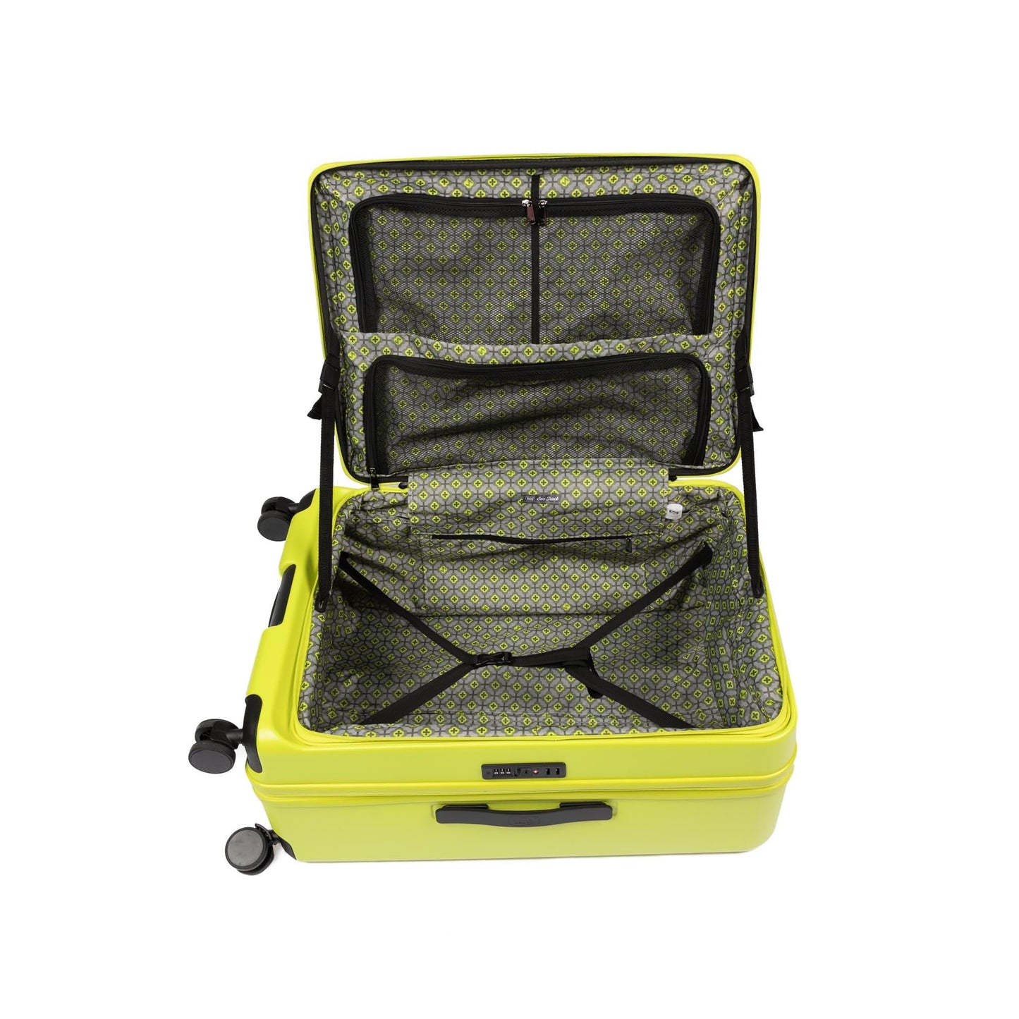 Box Truck Hard Sided Wheelie Checked Bag
