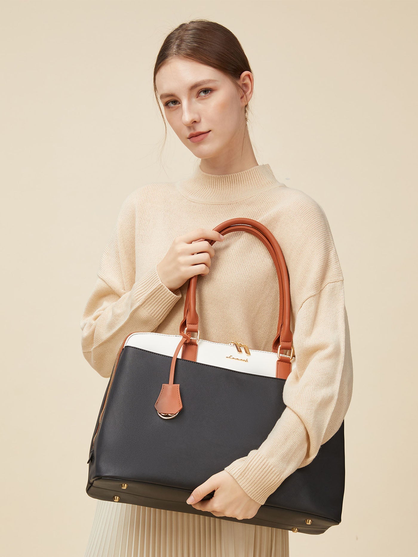 Stylish Laptop Tote Bag, 15.6