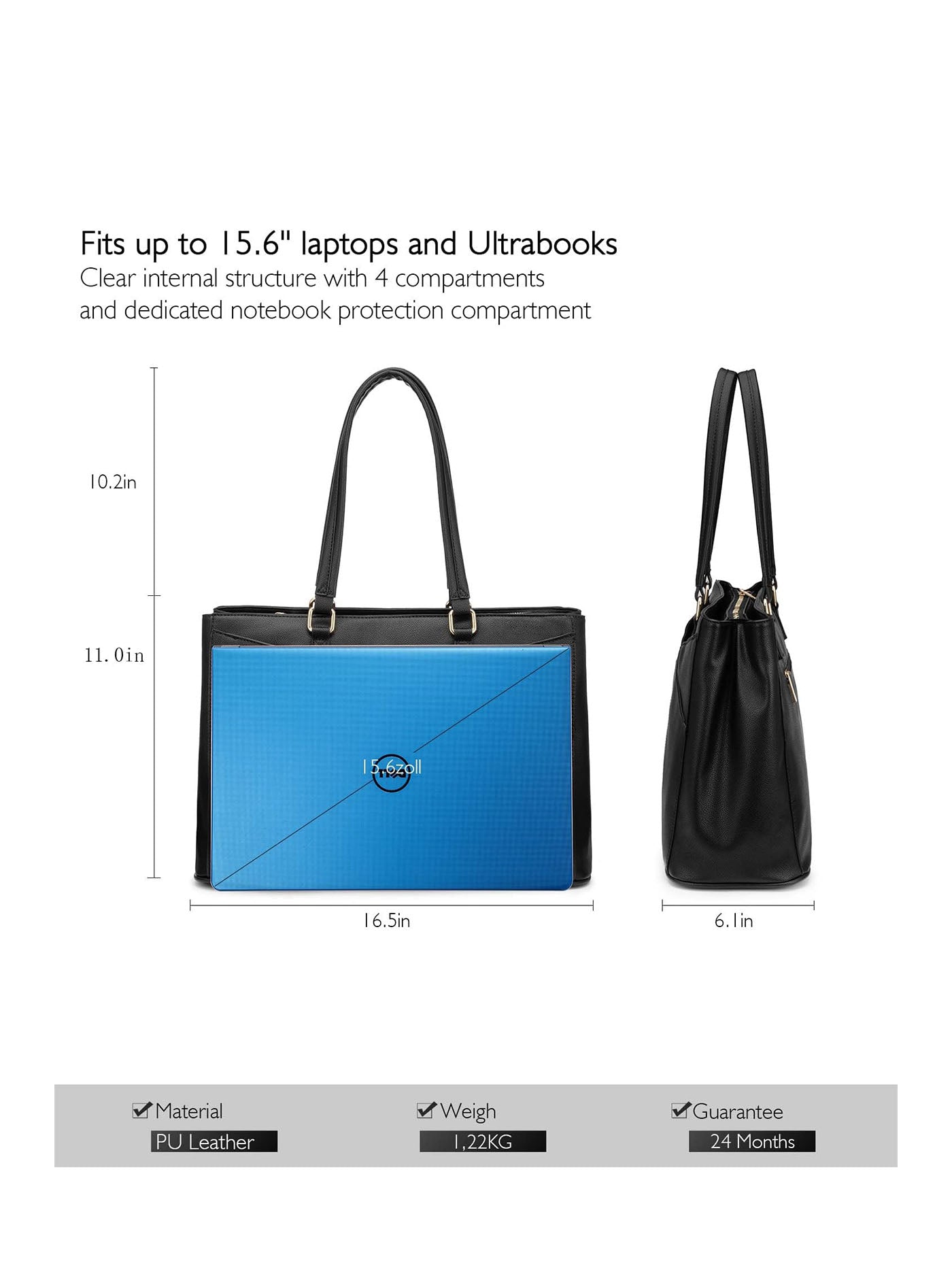 Laptop Shoulder Bag, 15.6