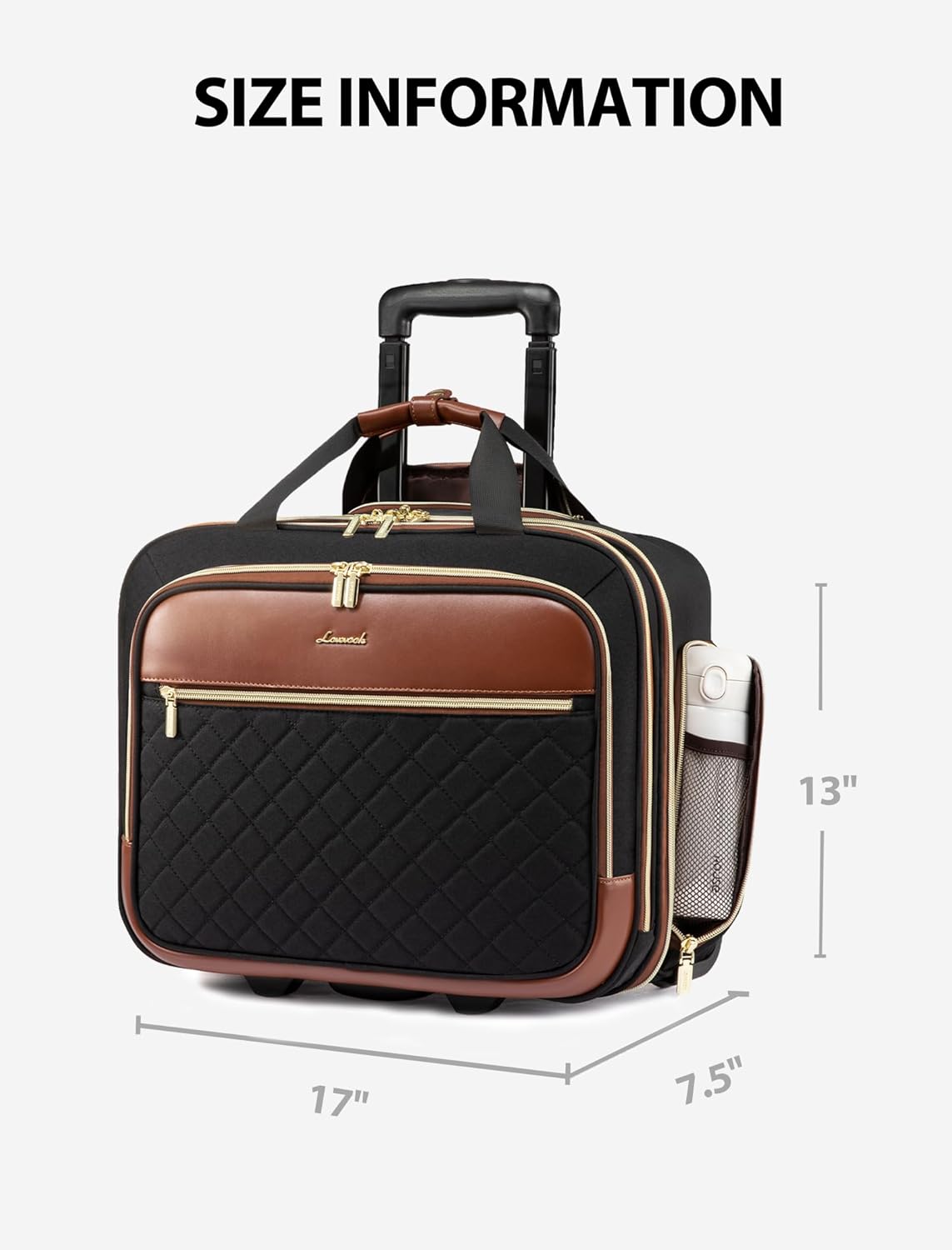 Rolling Laptop Bag, 17.3
