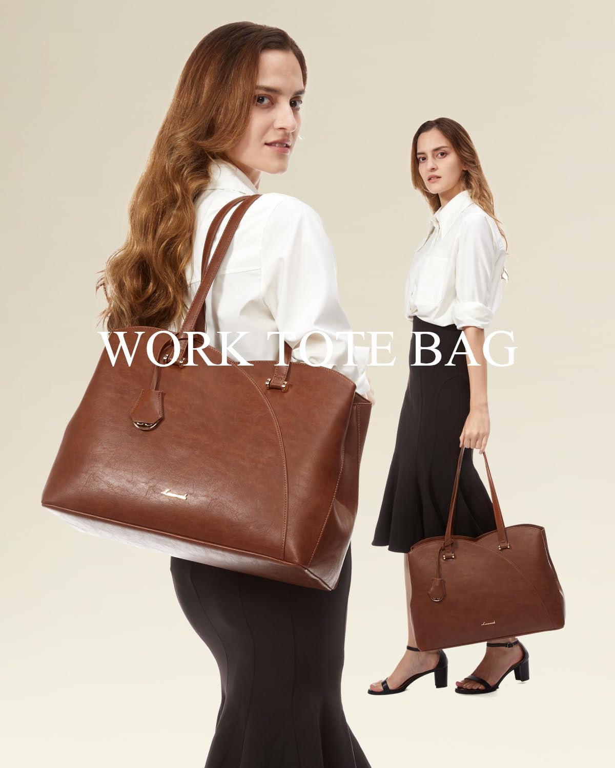 Professional Leather Computer Bag, 15.6