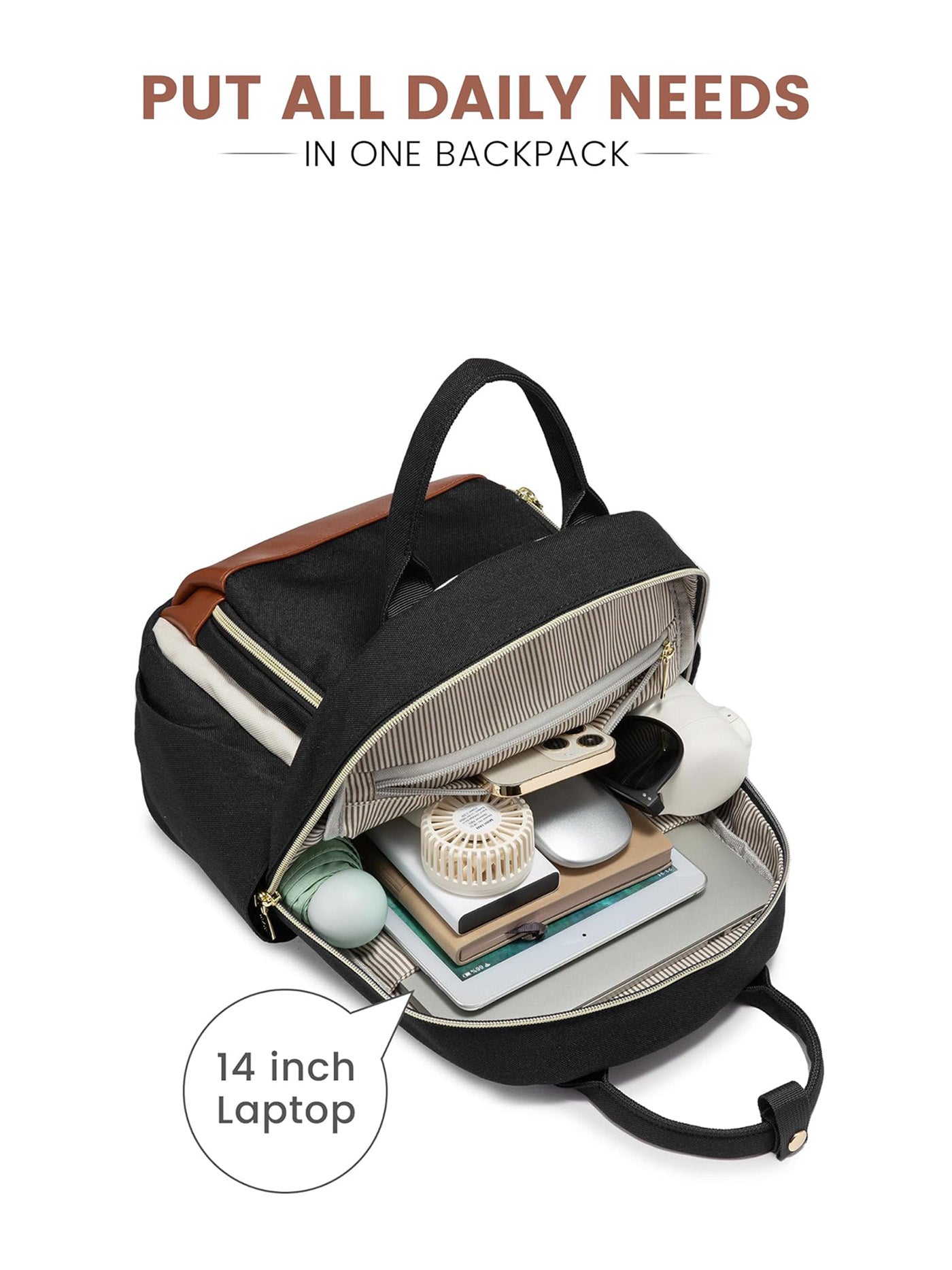 Mini Fashion Backpack, 14 15 Laptop Backpack
