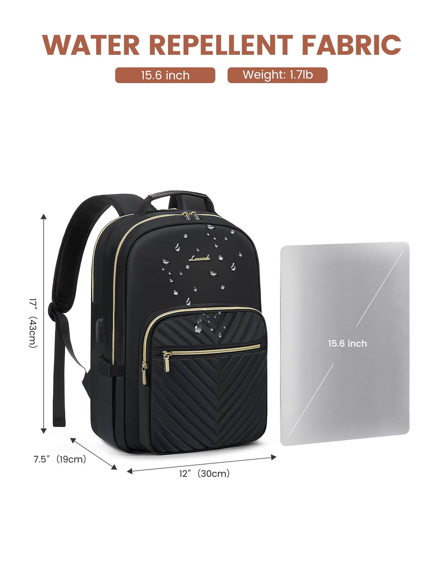 (50% Off? Free?)The V Laptop Backpack, 15.6-17.3(US Only)